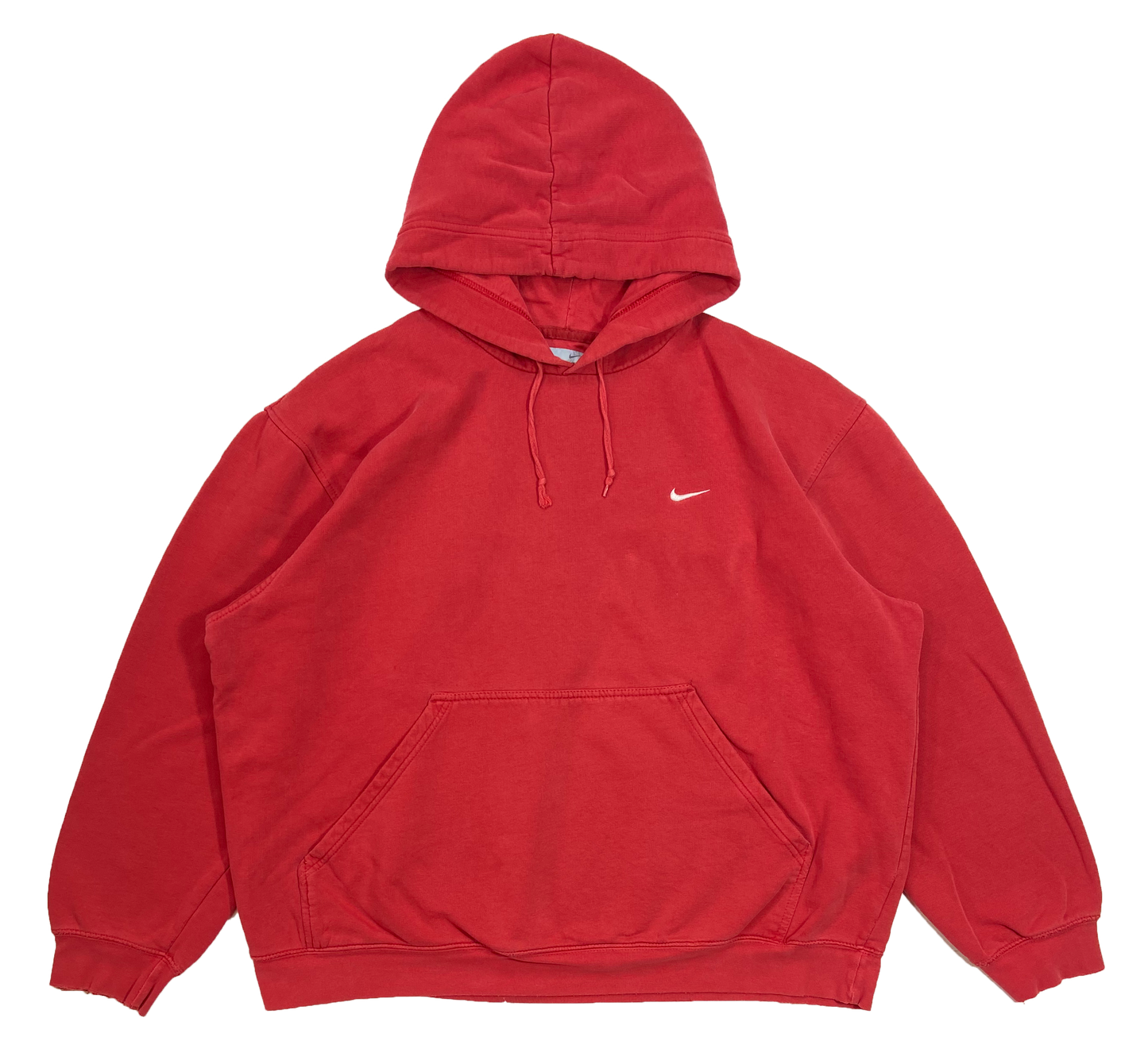00' Nike Mini Swoosh Vintage Damage Hoodie Sweat-Shirt / 3703