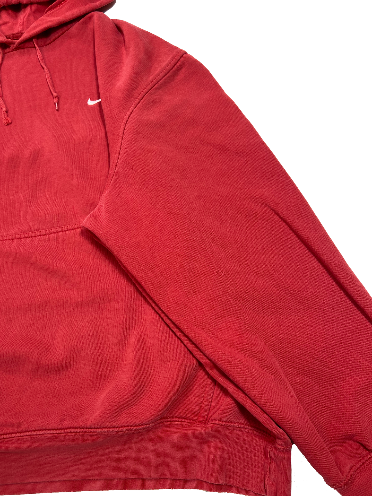00' Nike Mini Swoosh Vintage Damage Hoodie Sweat-Shirt / 3703
