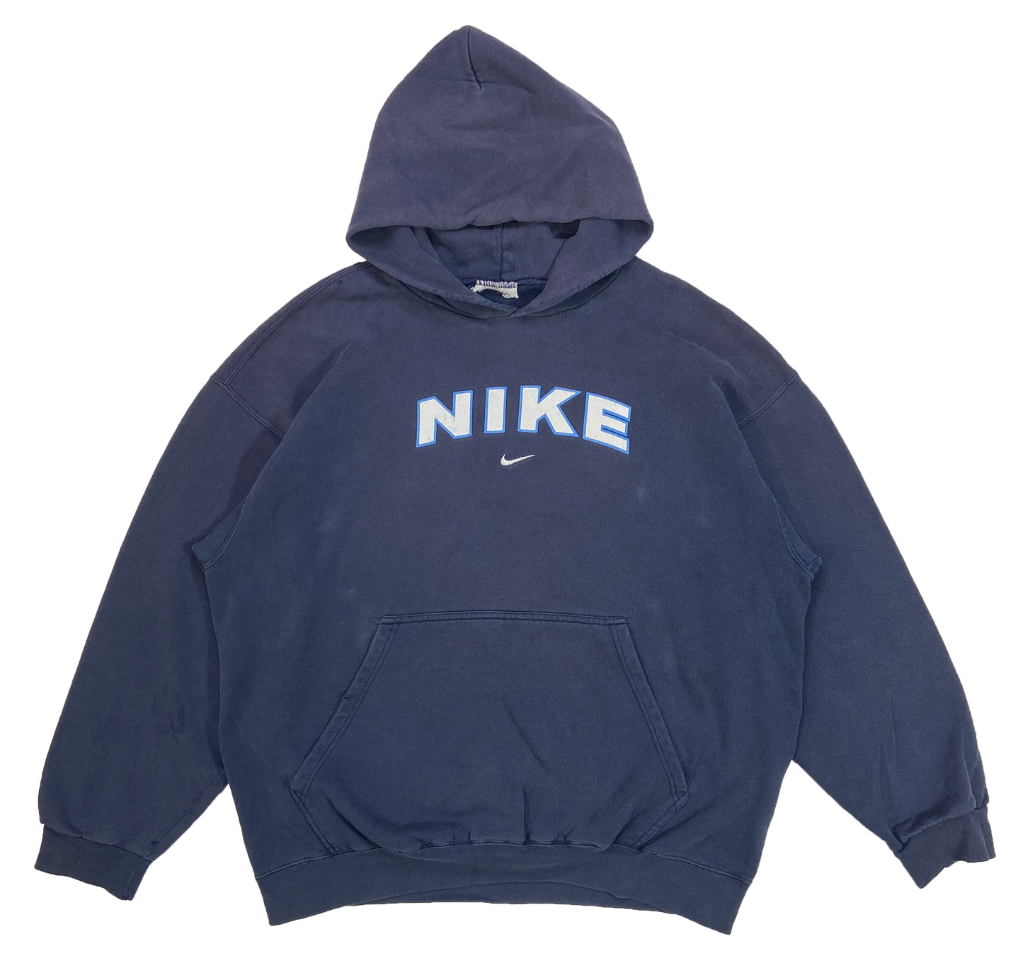 00' Nike Center Logo Vintage Hoodie Sweat-Shirt / 3732
