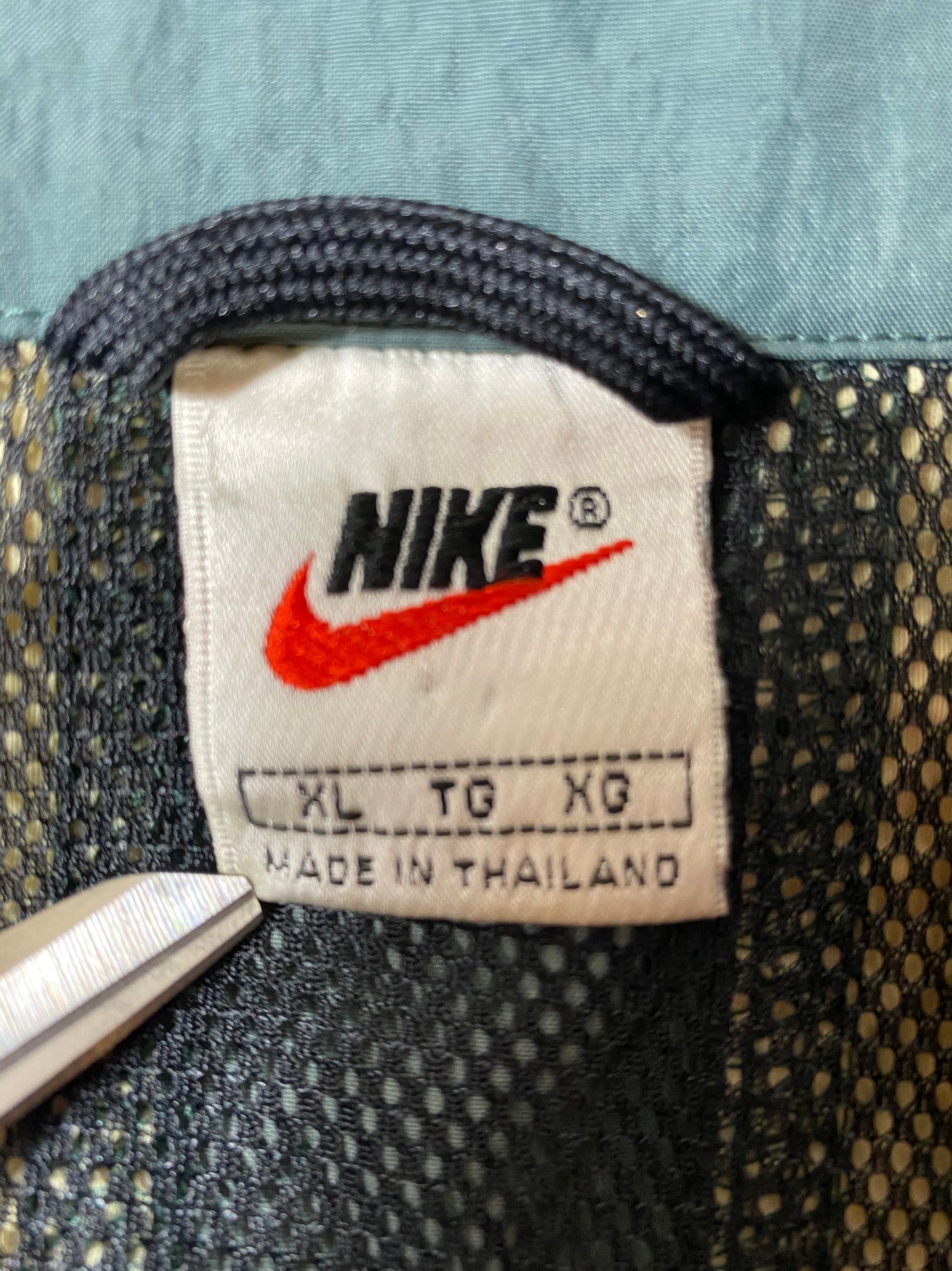 90’s NIKE Size XL Vintage Half-zip Nylon Jacket /7565