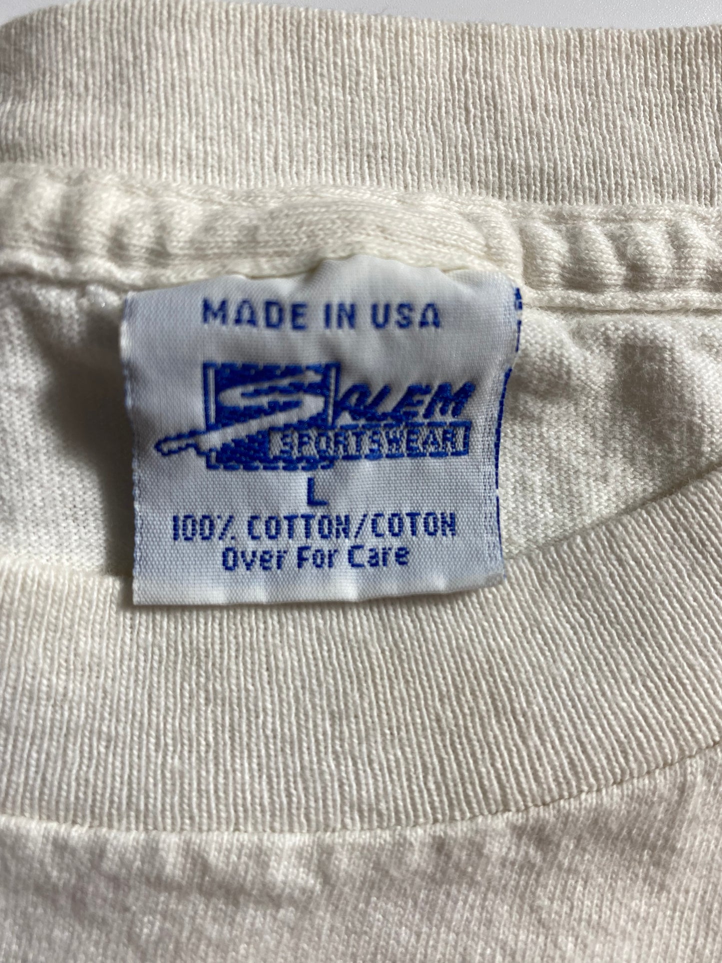 1991’ CHICAGO BULLS Made in USA Size L Vintage NBA T- Shirt / K2376