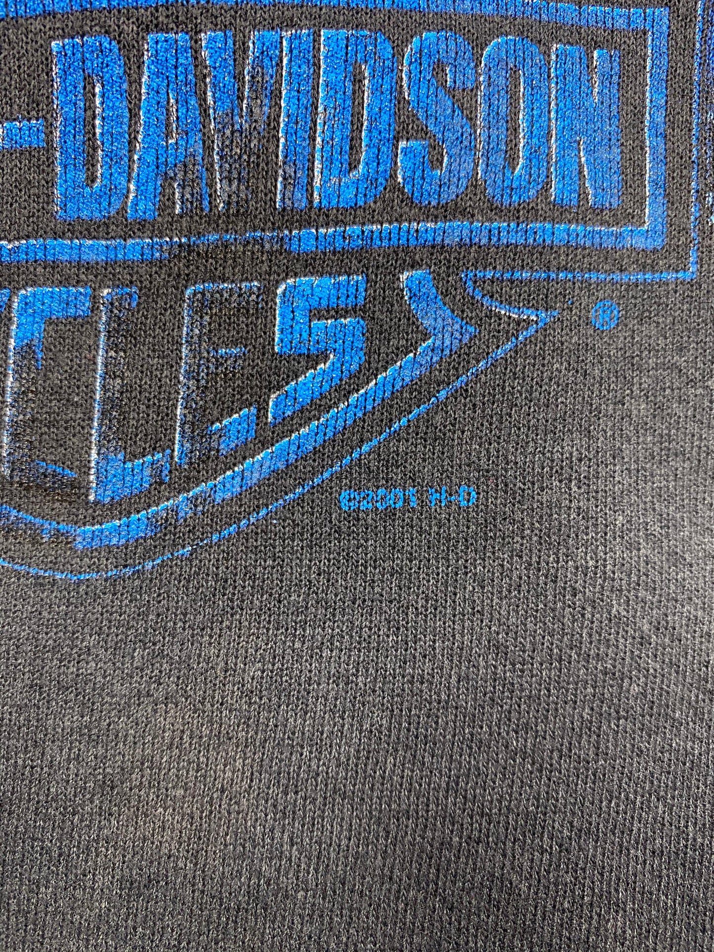 2001 Harley Davidson WISCONSIN Size Approx.XL Vintage Sweat-Shirt / 5541