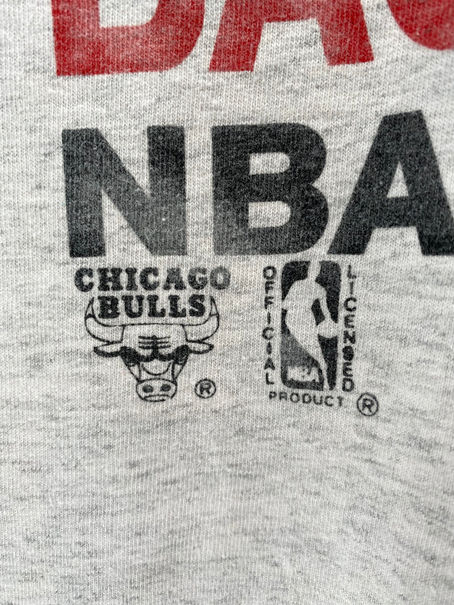 1992' CHICAGO BULLS Made in USA SIZE XL VINTAGE NBA T- SHIRT / K1261