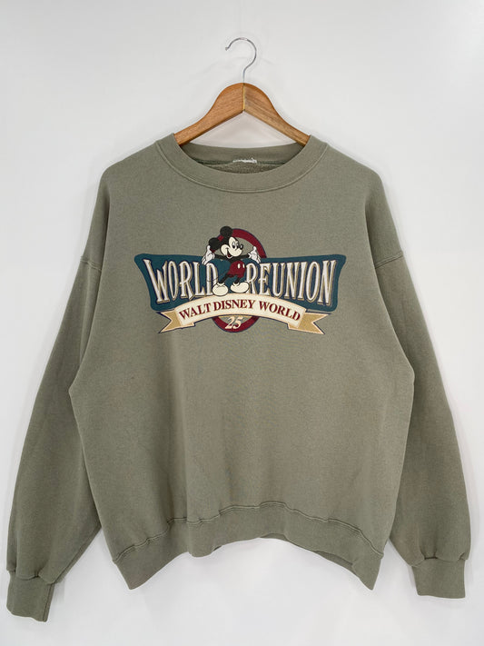 00’ WALT DISNEY WORLD Size No Tag (Approx.  L) Vintage Sweat-shirt / 8713