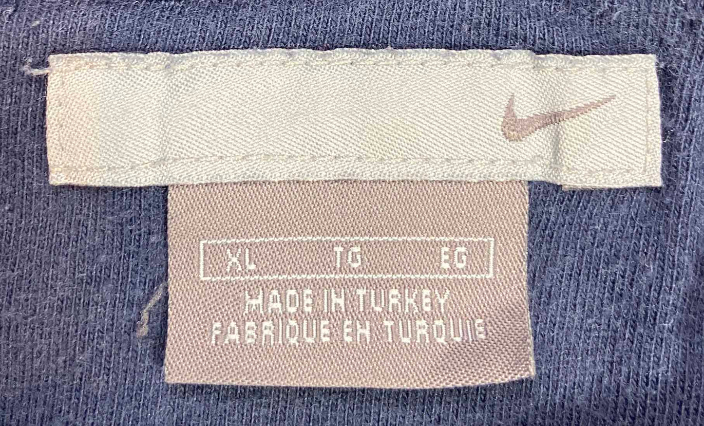 00' Nike Center Logo Vintage Hoodie Sweat-Shirt / 3804