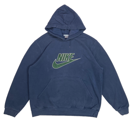 00' Nike Center Logo Vintage Hoodie Sweat-Shirt / 3804