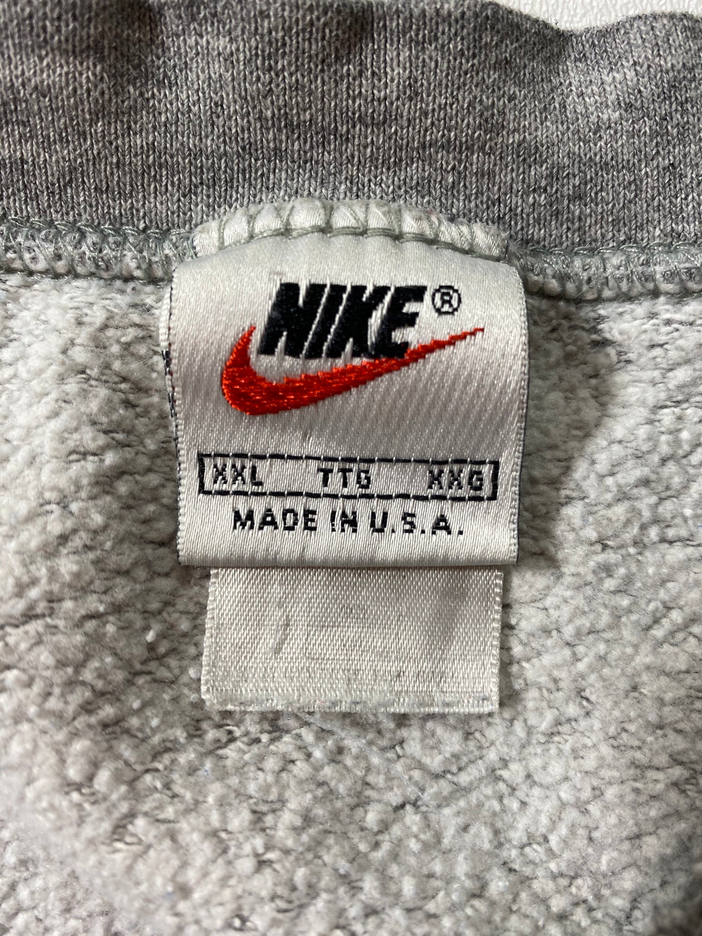 90’s NIKE ILLINOIS Made in USA Size XXL Vintage Sweat-shirt / 6568