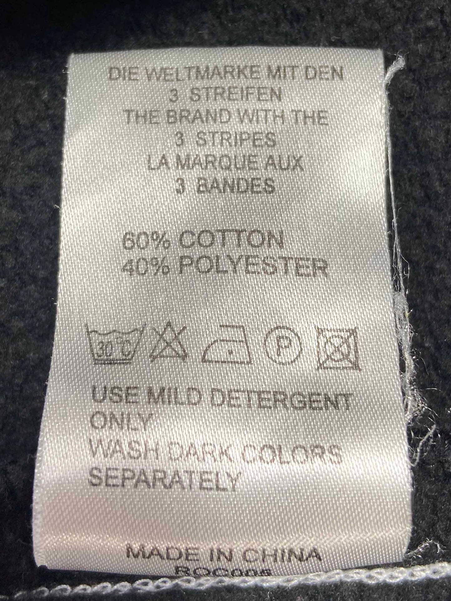 90's Adidas Center Mini Logo Vintage Sweat-Shirt / 3813