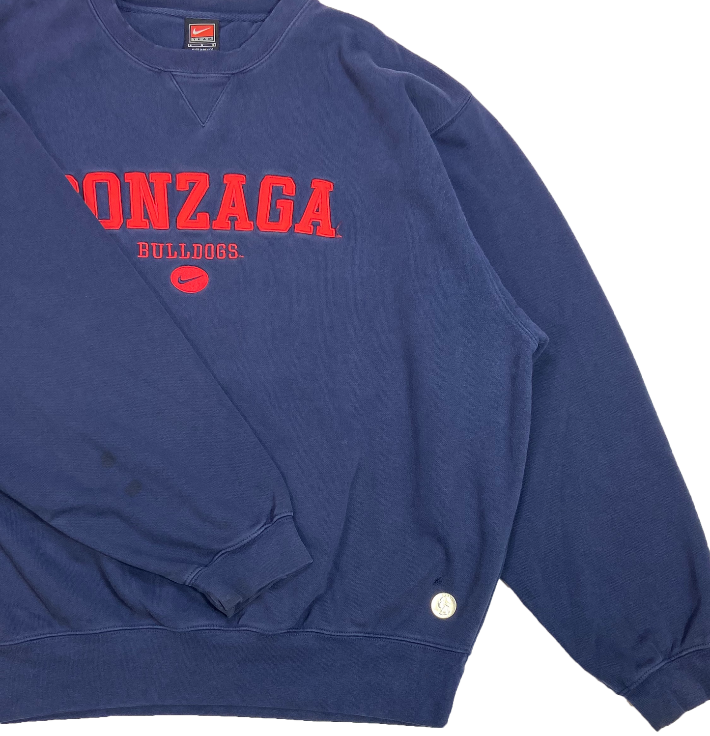90's Nike x Gonzaga Bulldogs Vintage Sweat-Shirt / 3827