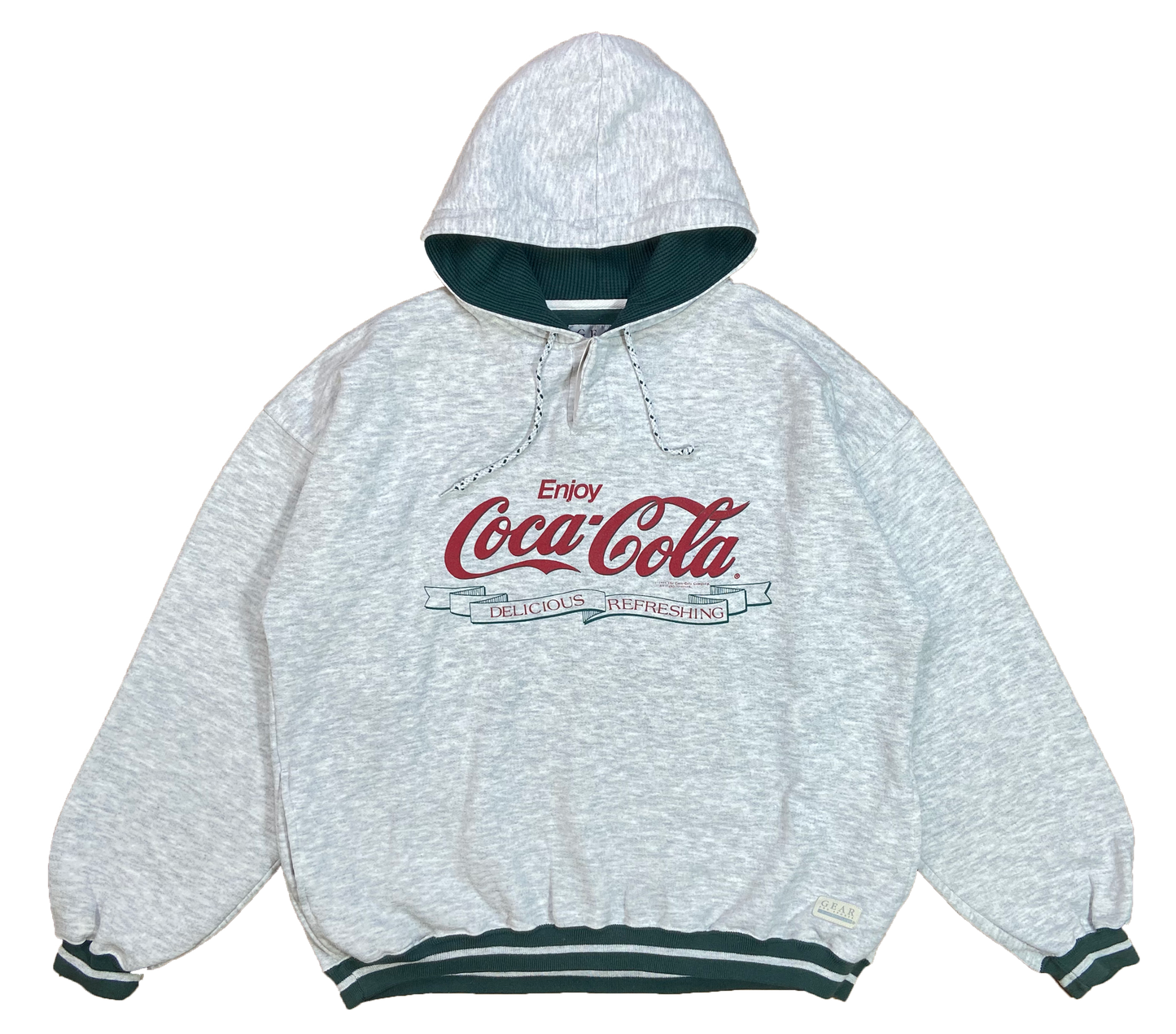 1989' Coca-Cola Vintage Hoodie Sweat-Shirt / 3832