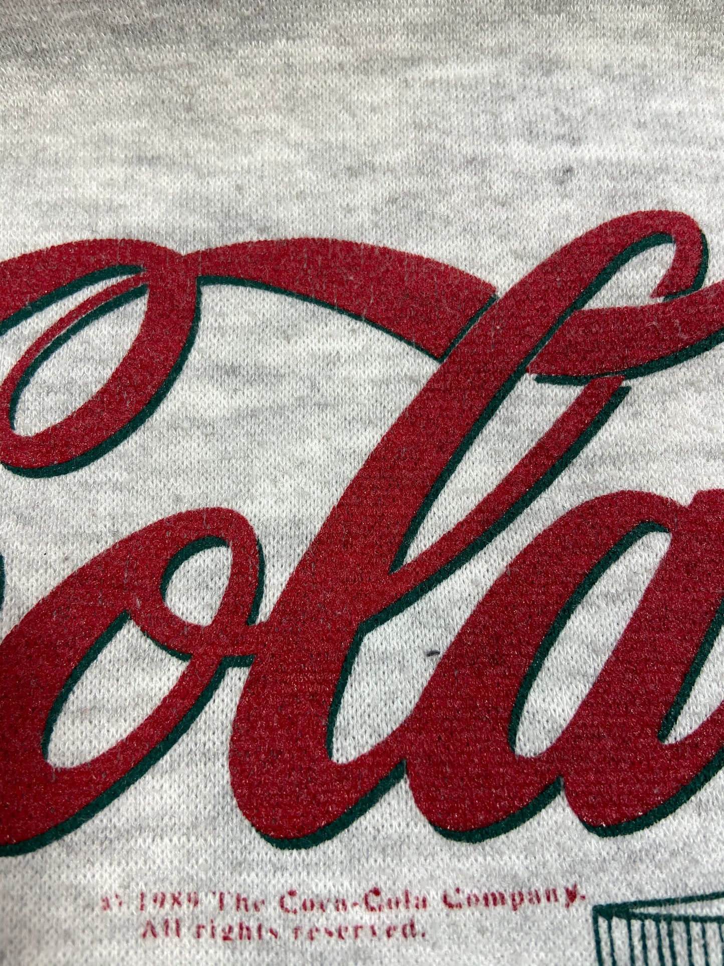 1989' Coca-Cola Vintage Hoodie Sweat-Shirt / 3832