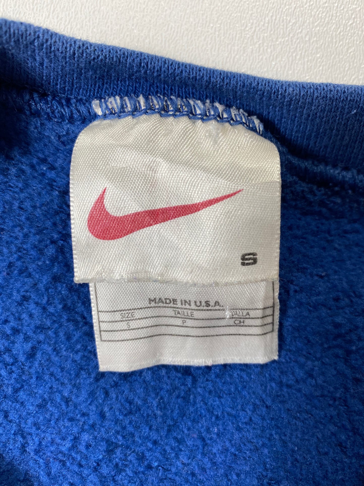 90’s NIKE Mini Swoosh Made in USA Size S Vintage Sweat-shirt / 7058