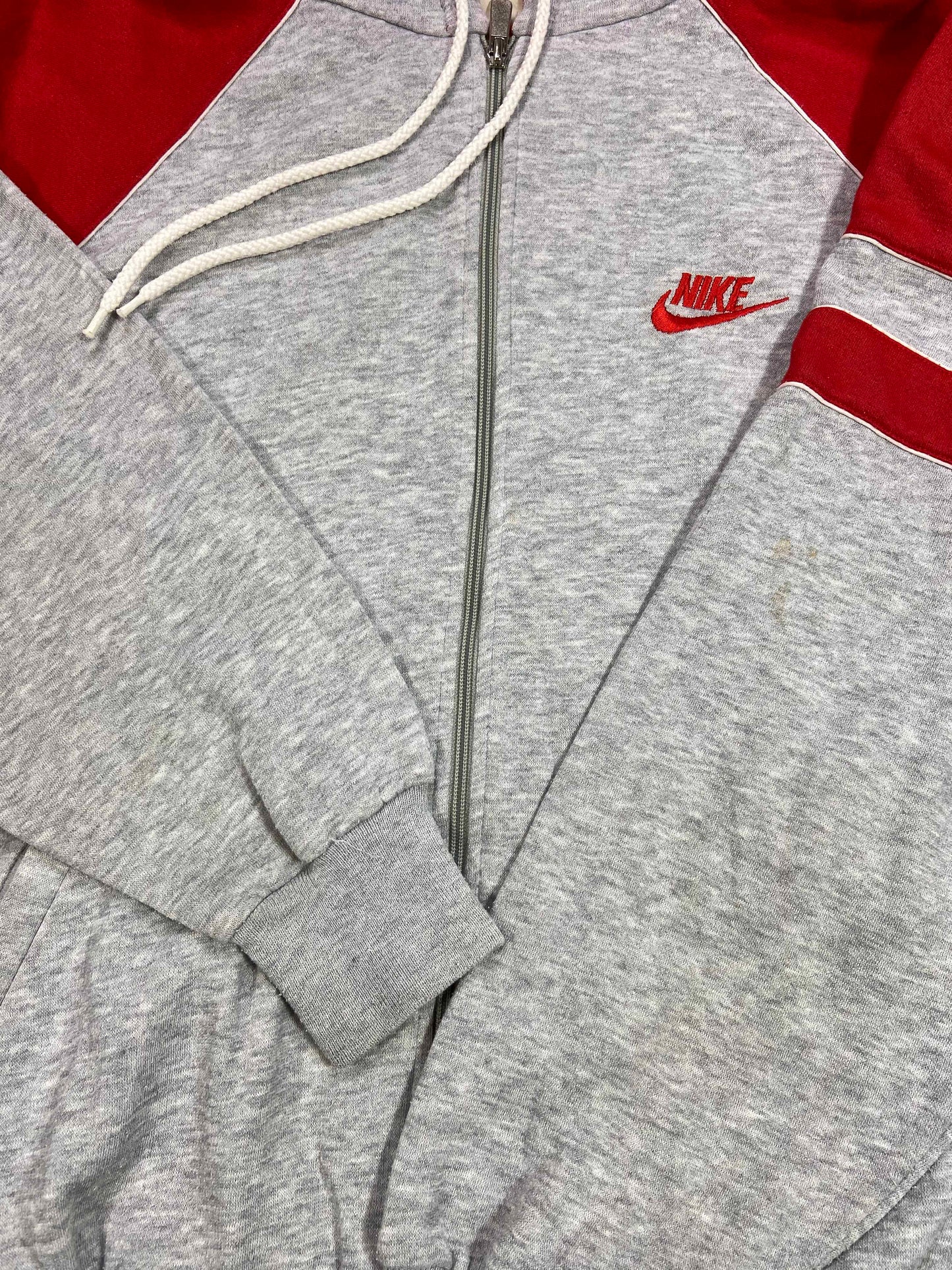 80's Nike Blue Tag Zip-Up Vintage Sweat-Shirt / 3855