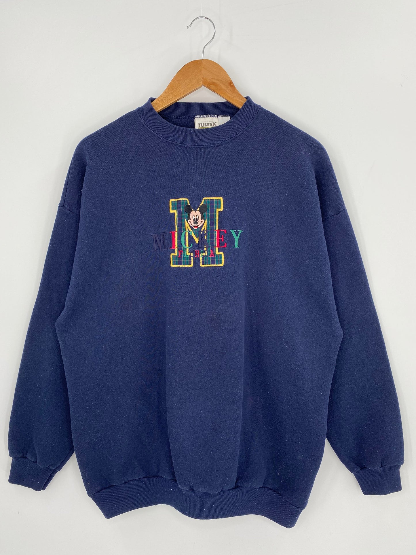 .90’s DISNEY MICKEY Made in USA Size XL Vintage Sweat-shirt / A9828