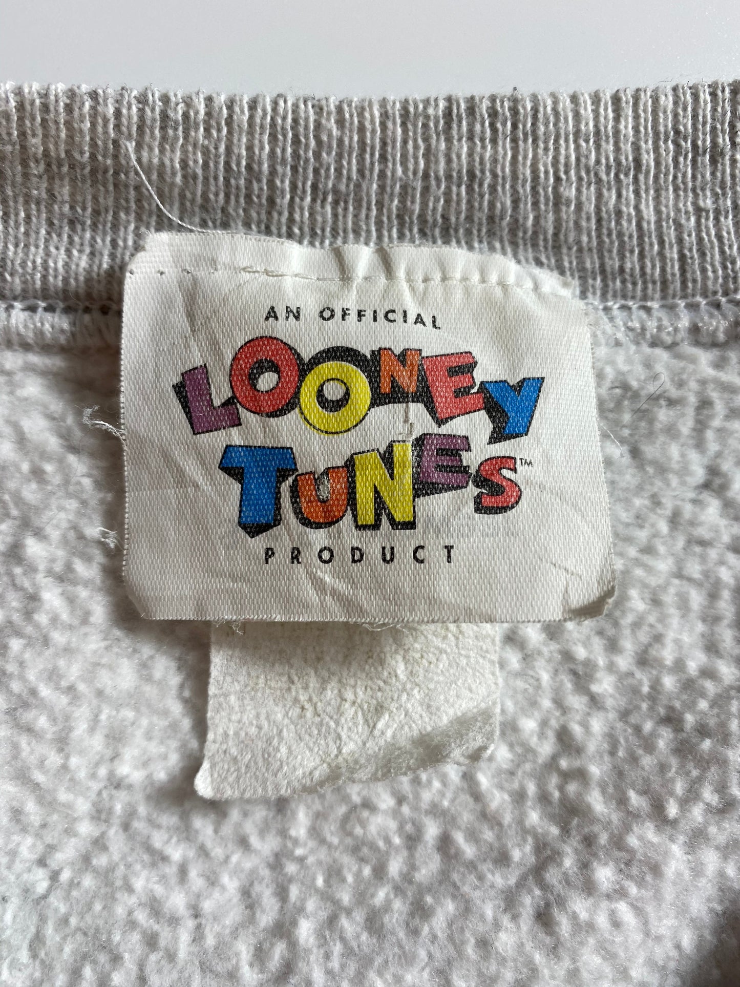 1995 LOONEY TUNES BUGS BUNNY Size Approx. XL Vintage Sweat-shirt / K7668