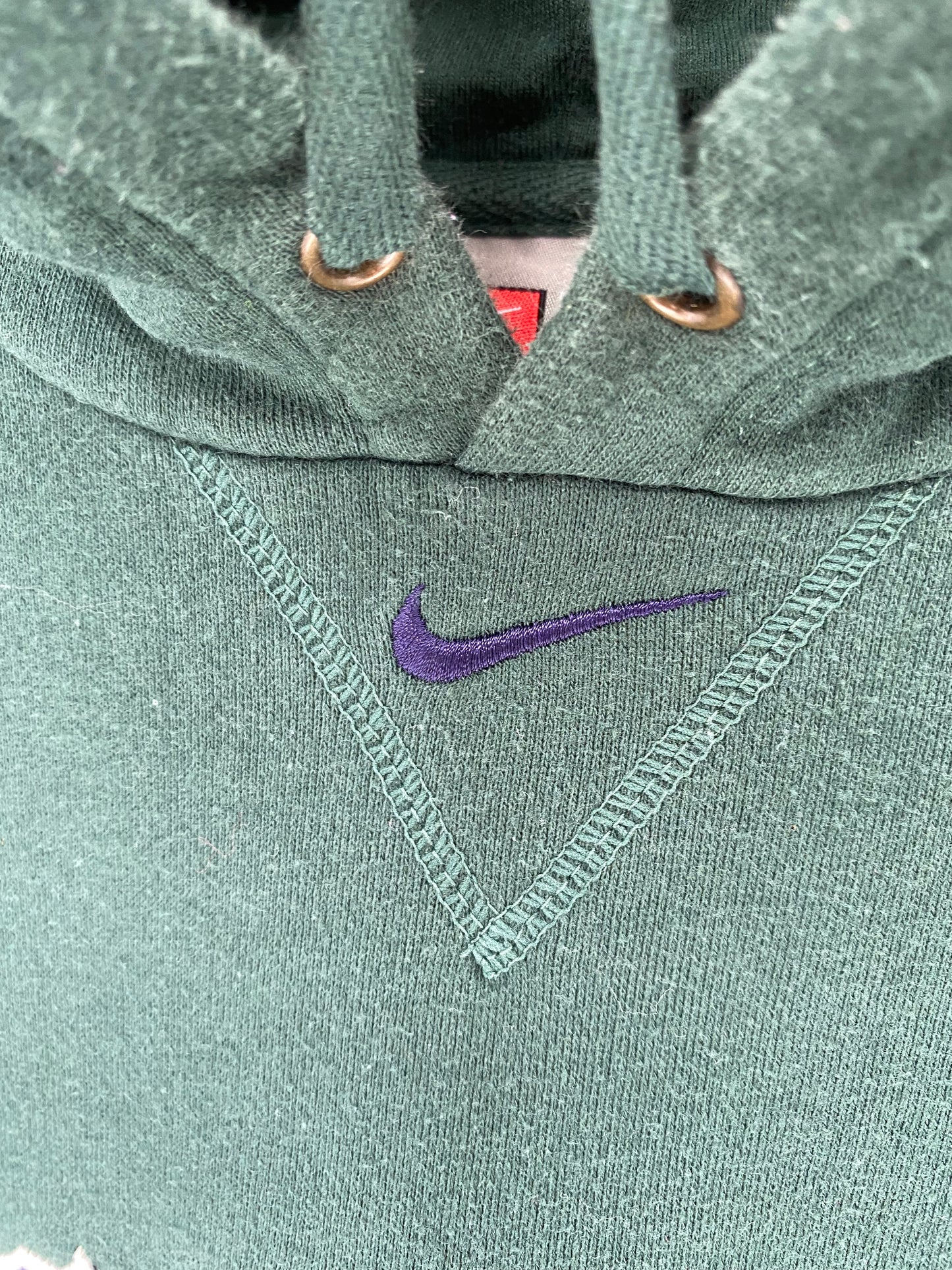 00’ NIKE RED SOX Size XL  Vintage MLB Hoodie Sweat shirt / 9619