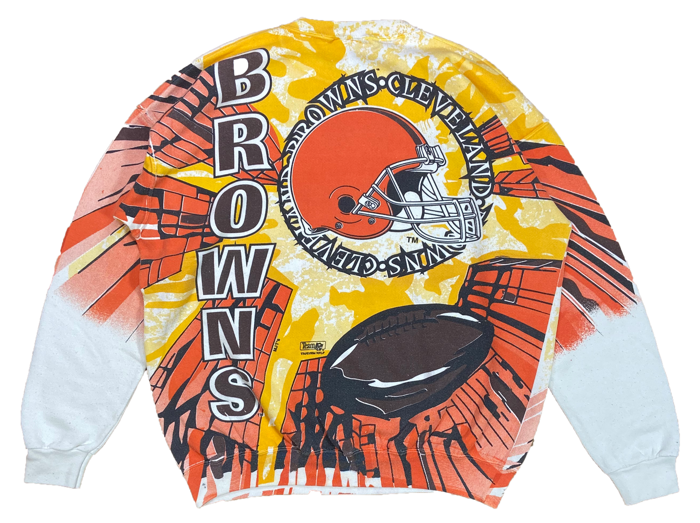 1994' Cleveland Browns NFL Made in USA Vintage Sweat-Shirt / 3917