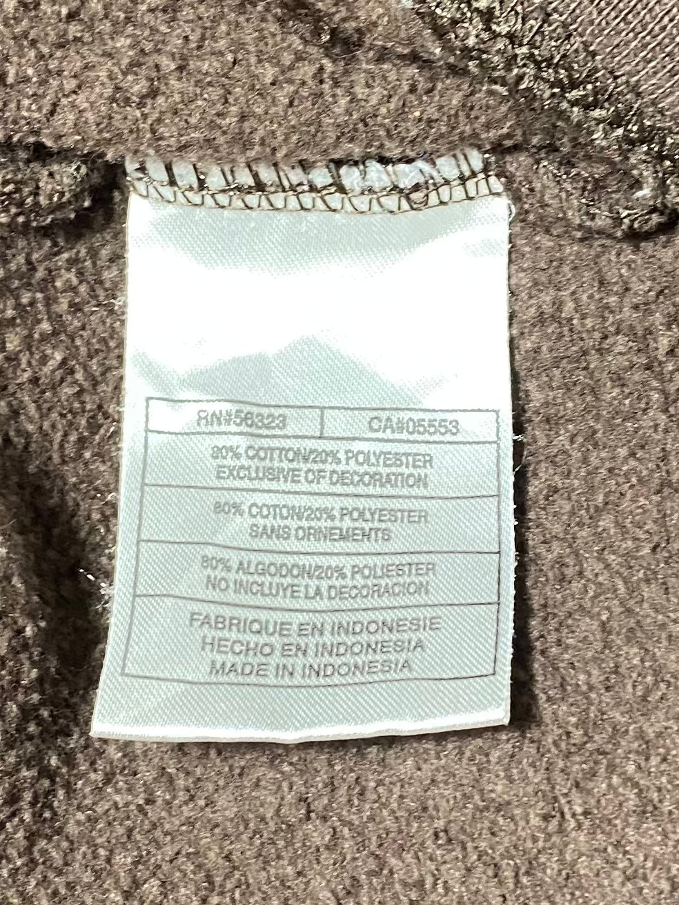 00’ Mini Swoosh Size S Vintage Hoodie Sweat-shirt /8863