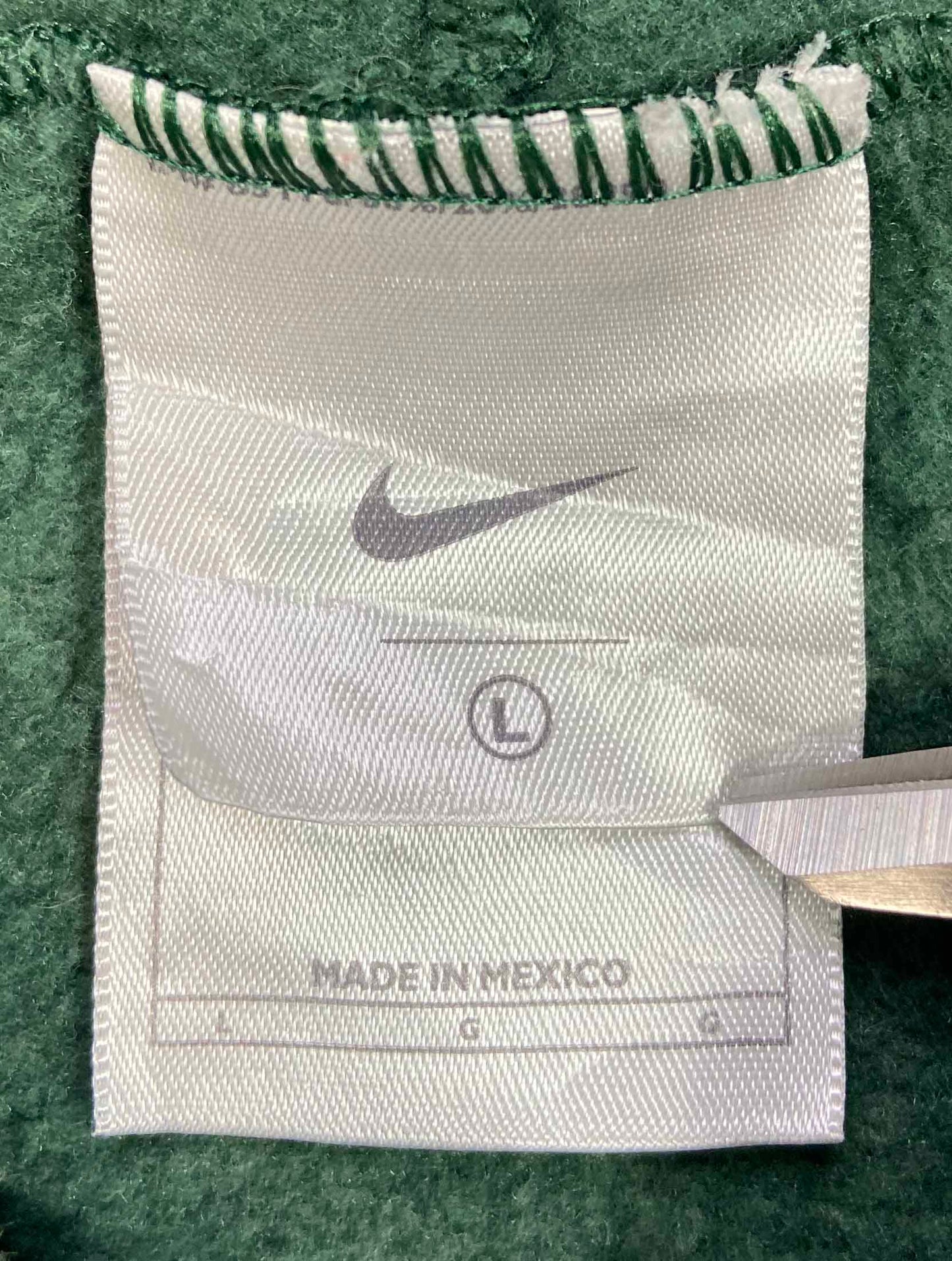 90's Nike Mini Swoosh Vintage Zip-Up Hoodie Sweat-Shirt / 3944