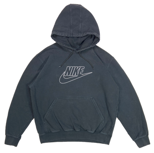 00' Nike Center Logo Vintage Hoodie Sweat-Shirt / 3974