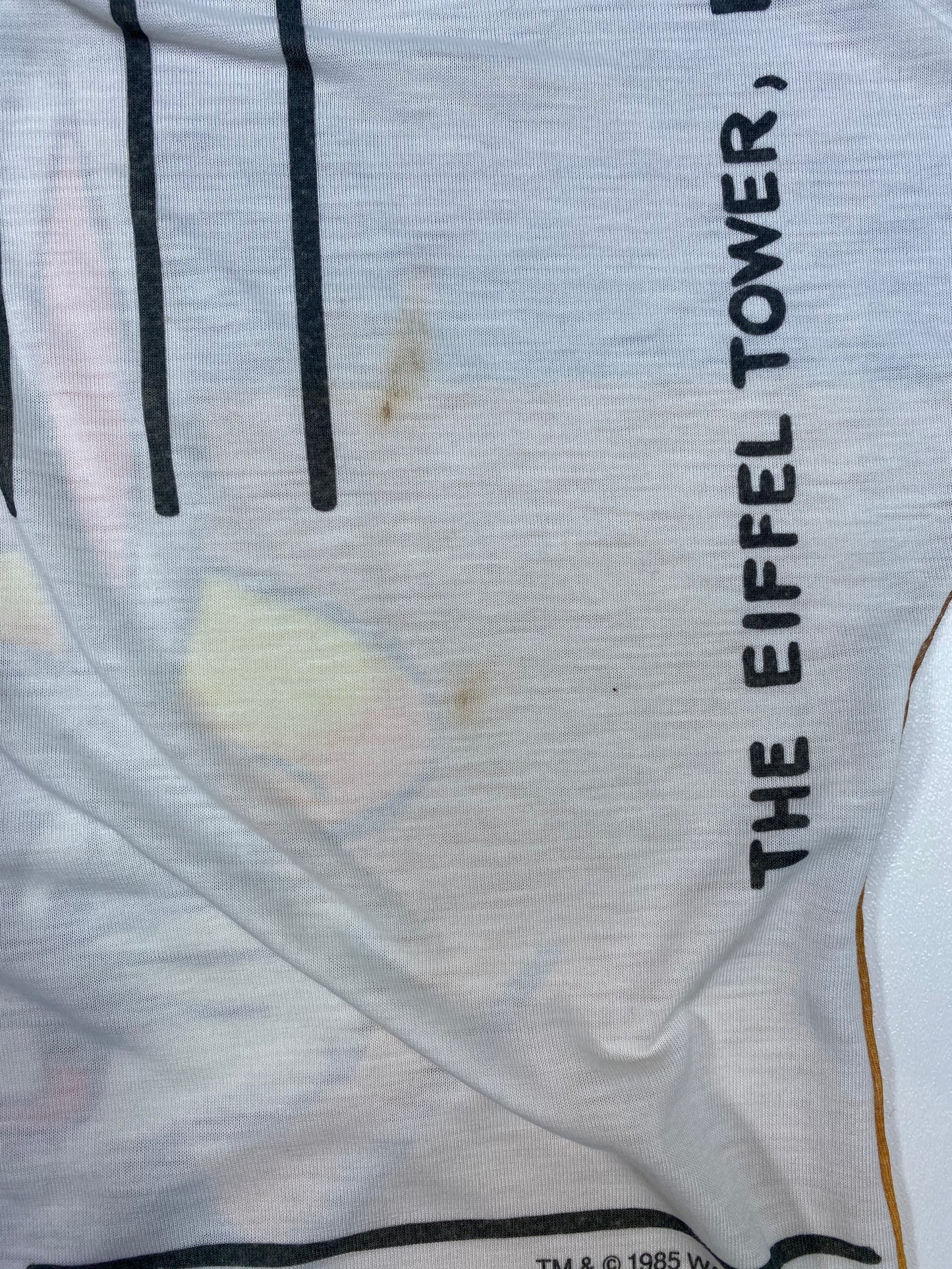 1985 WARNER BROS Size Approx.XXL Vintage T-Shirt / 5384