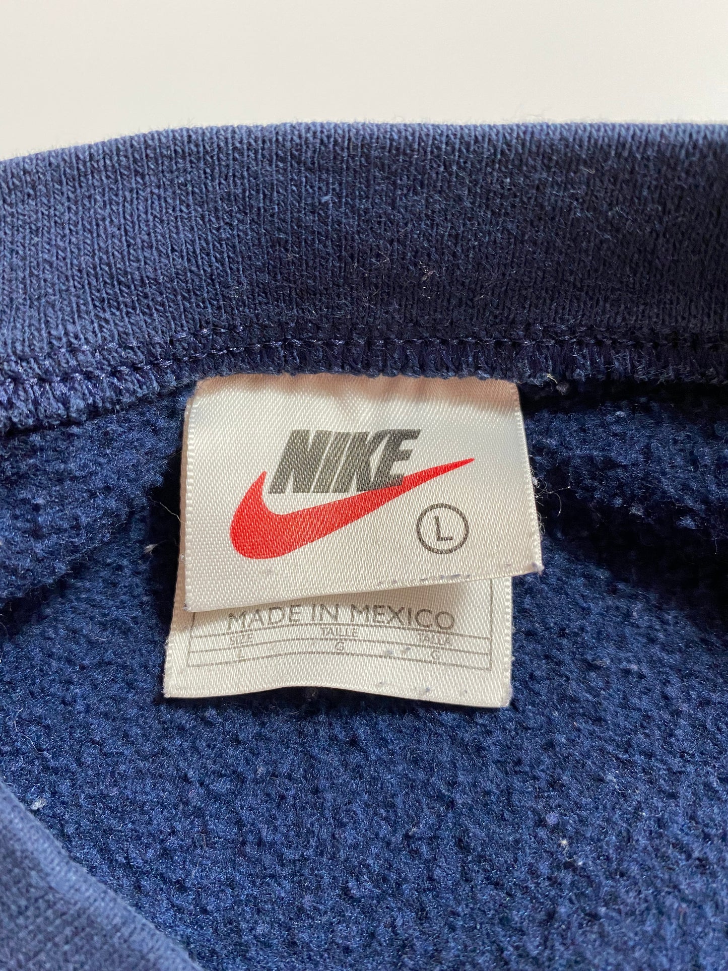90’s NIKE MINI SWOOSH Size L Vintage Sweat-shirt / K256
