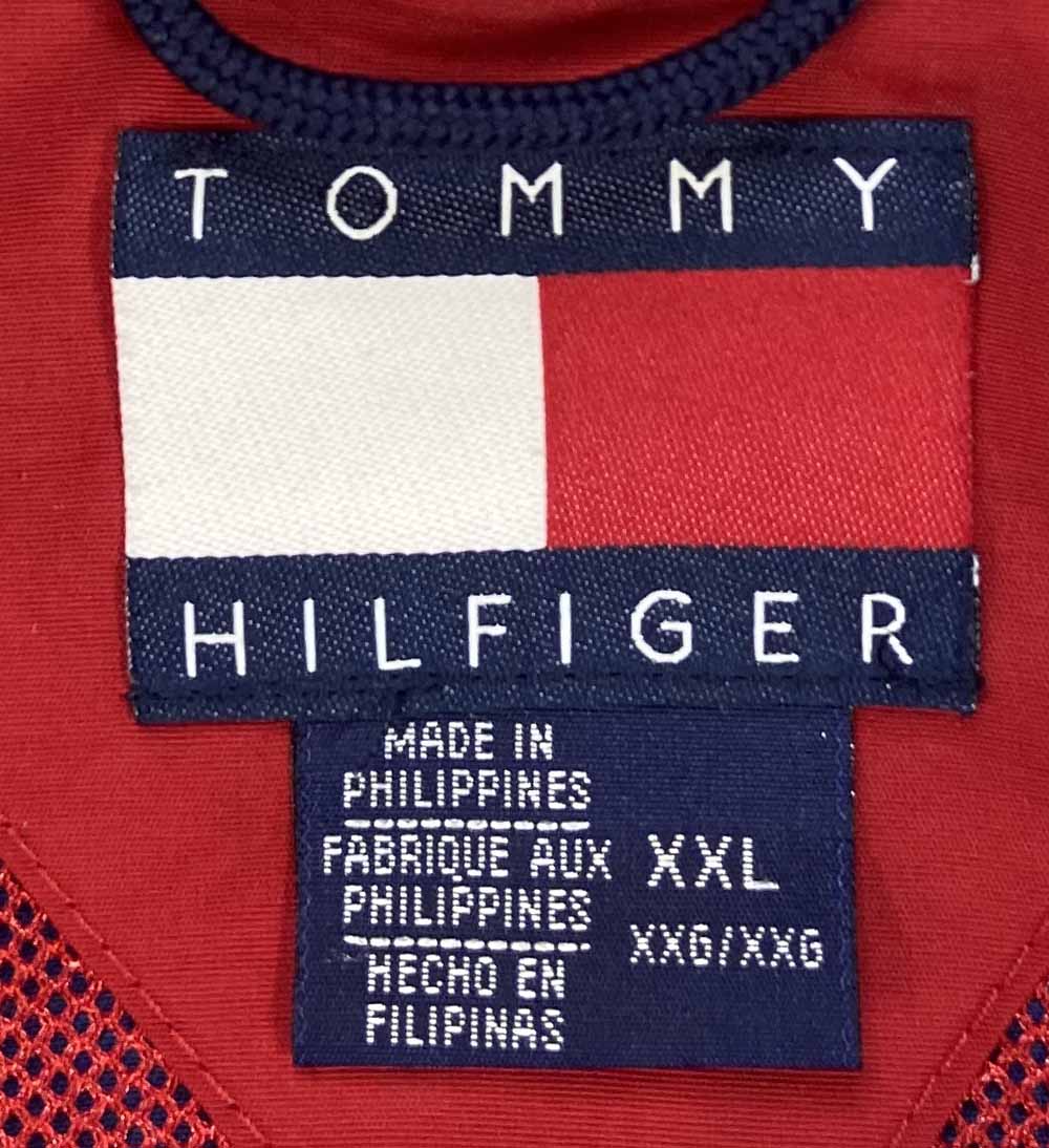 90's TOMMY HILFIGER Size XXL Vintage Nylon Jacket / k470