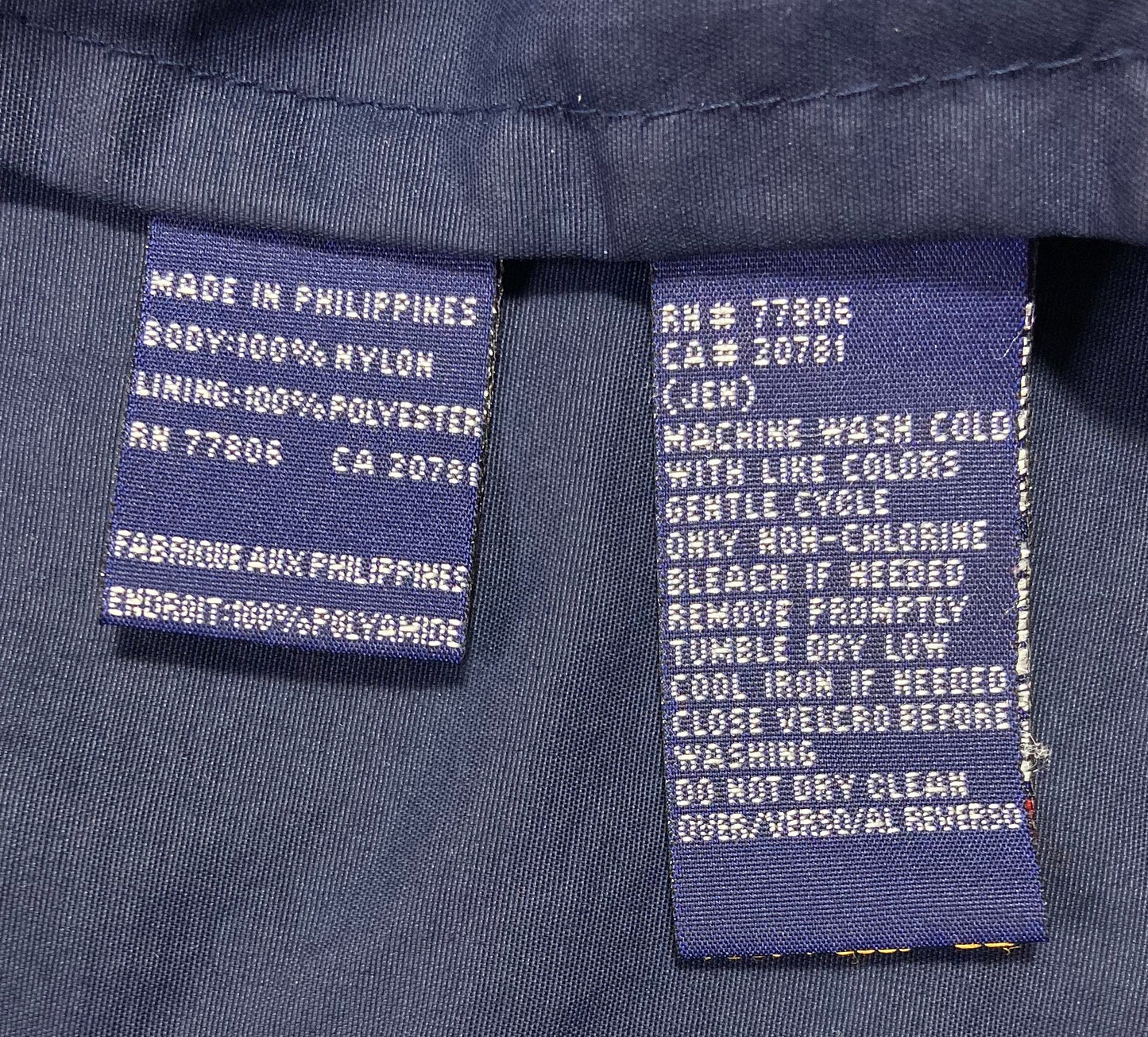 90's TOMMY HILFIGER Size XXL Vintage Nylon Jacket / k470