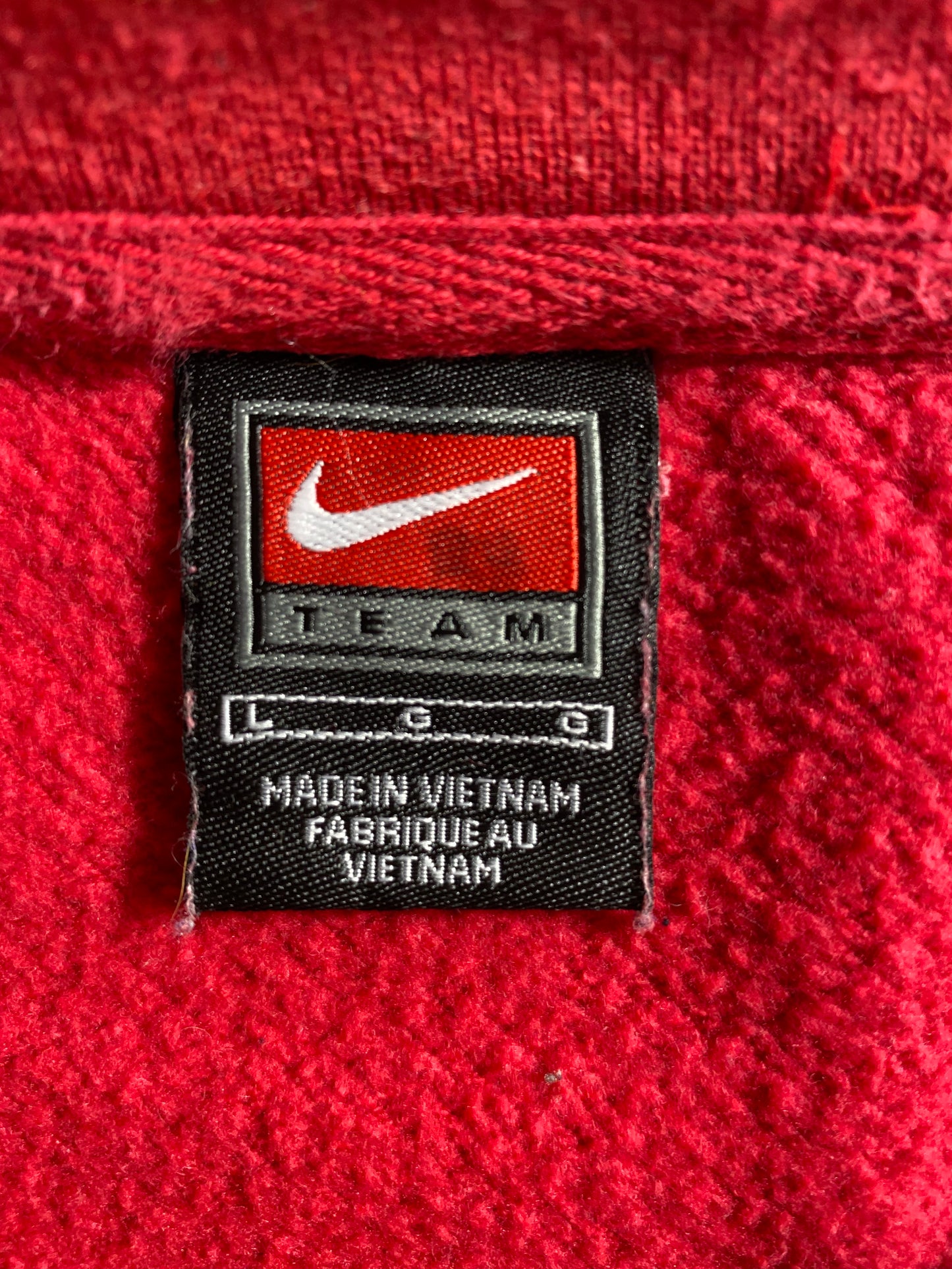 00' NIKE IOWA STATE Size L Vintage College Sweat-Shirt / K3943