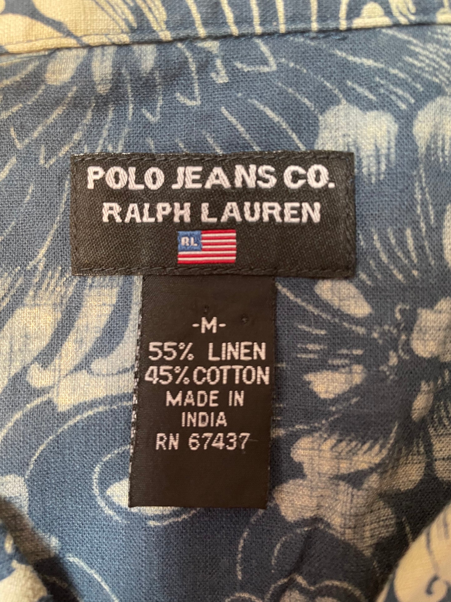 Vintage POLO JEANS Size M Short sleeve shirt /K2813