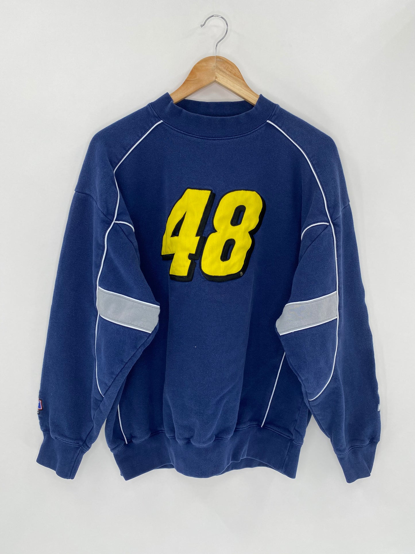 Vintage JOHNSON Lowe’s Size L Racing Sweat-Shirt / 5542