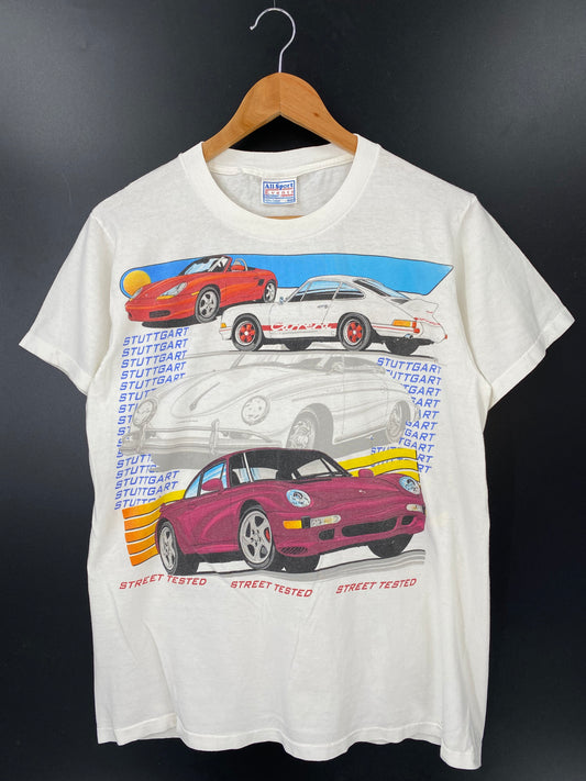 90’s PORSCHE Size M Vintage T-Shirts / K4003