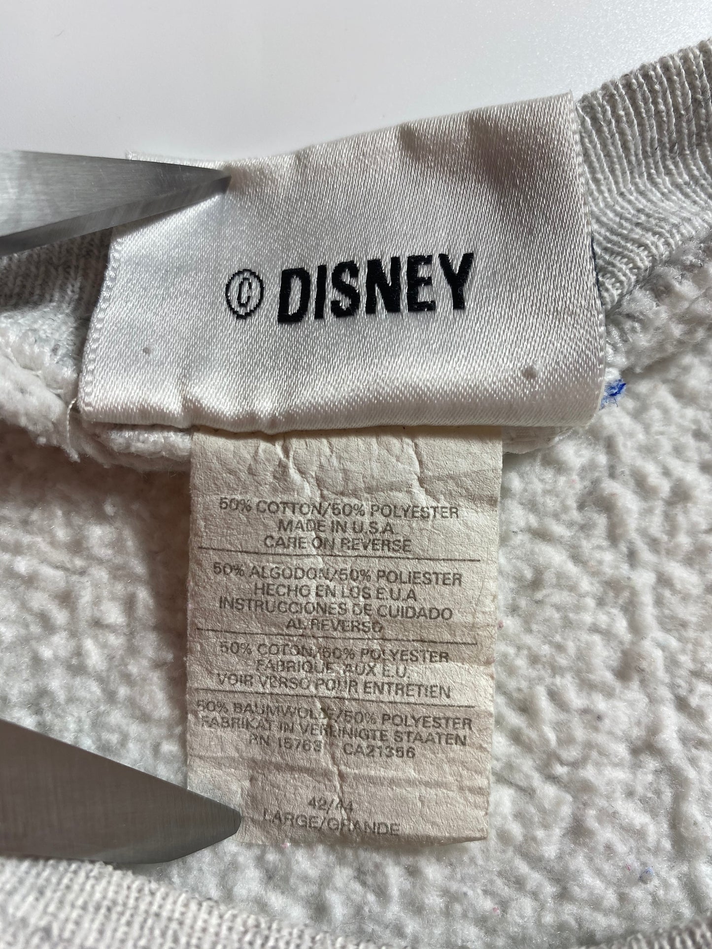 00’ DISNEY MICKEY Made in USA Size L Vintage Sweat-shirt / 8439