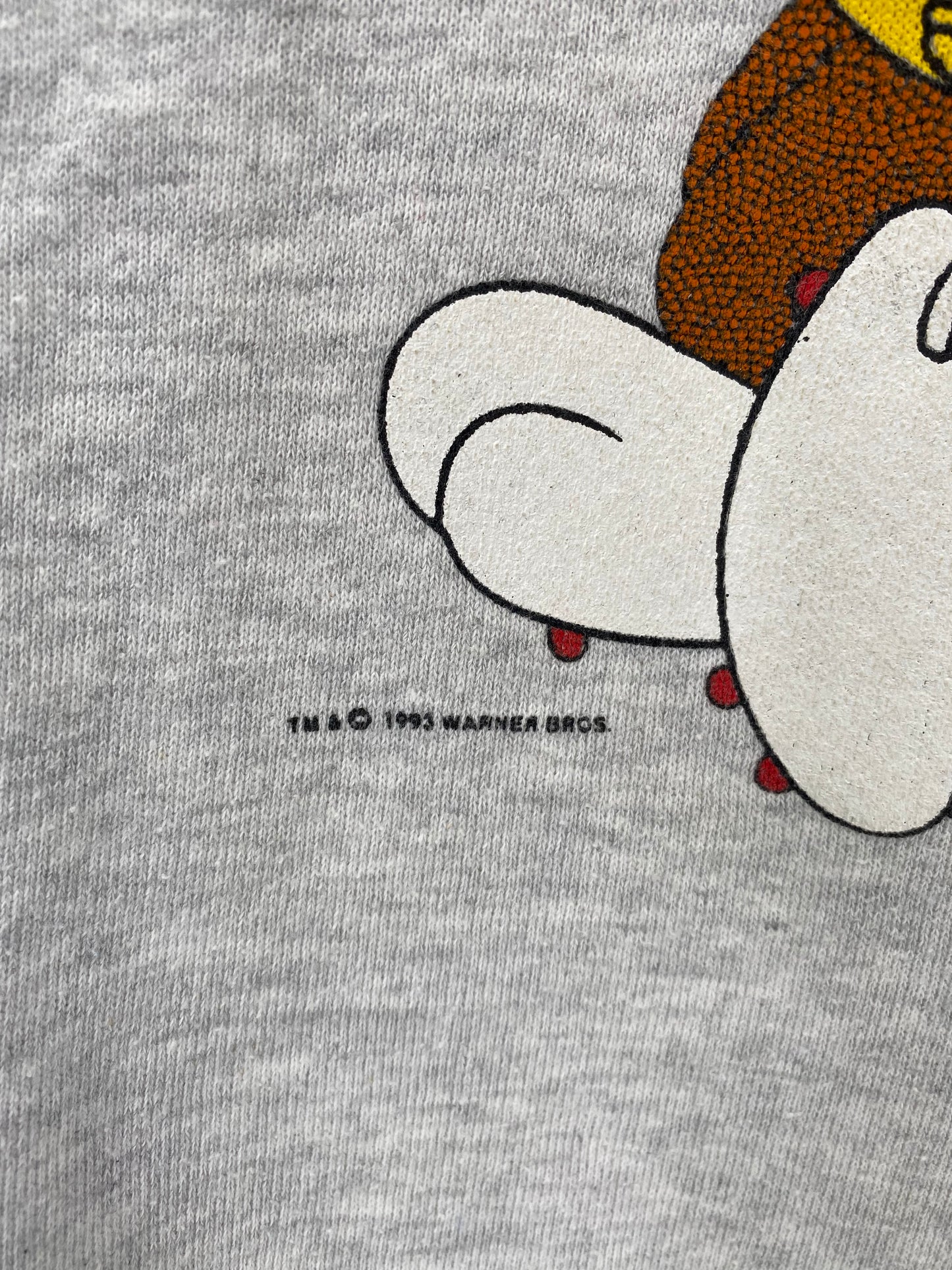 1993 WARNER BROS TWEETY Size L Vintage Sweat-shirt / K2203