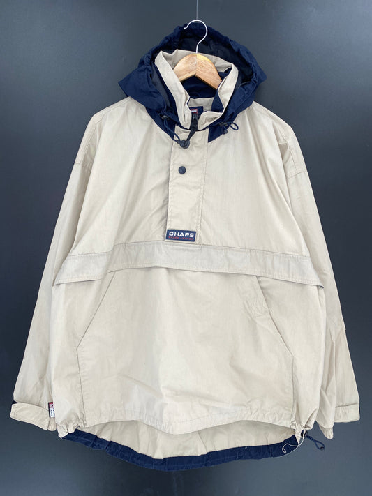 Vintage Chaps Ralph Lauren Size L Half-zip Nylon Jacket  / 8456