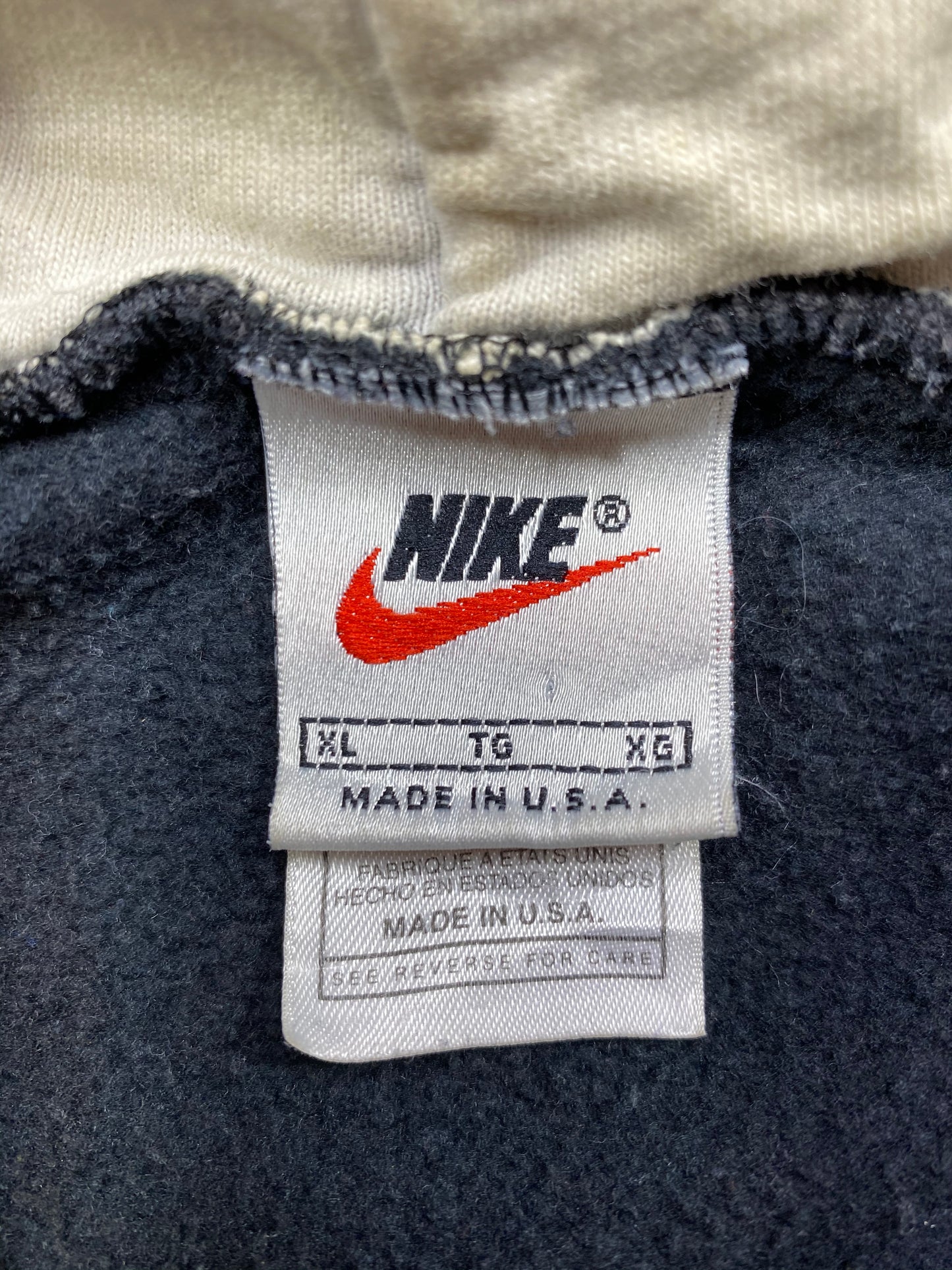 90’s NIKE Made in USA Size XL Vintage Hoodie Sweat-Shirt / 5579