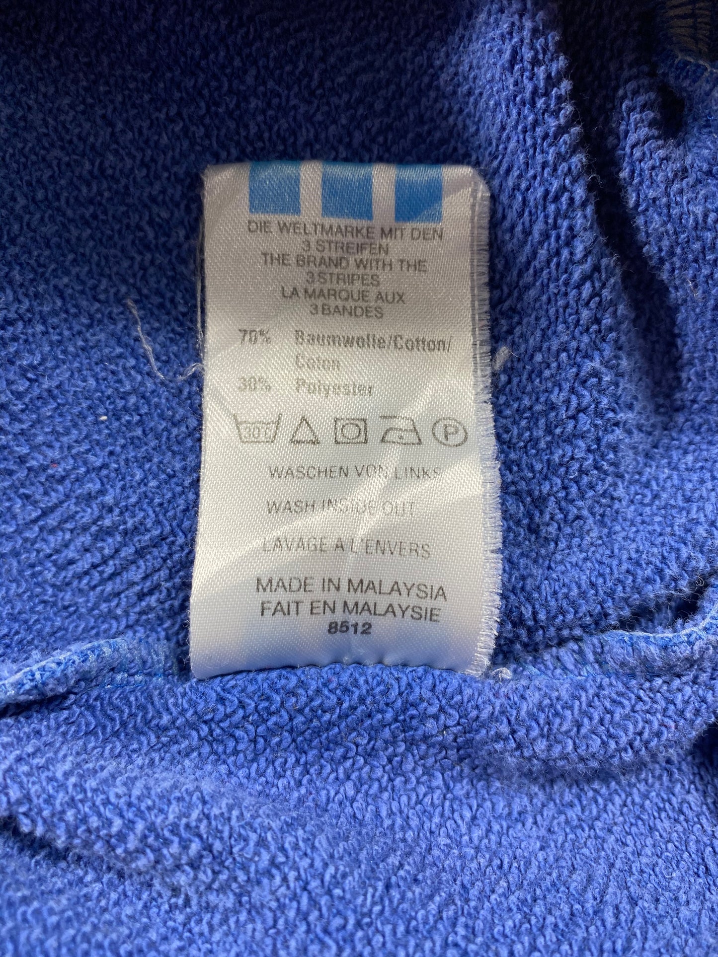 80's ADIDAS Size M Vintage Half-Zip Sweat-shirt / 5911