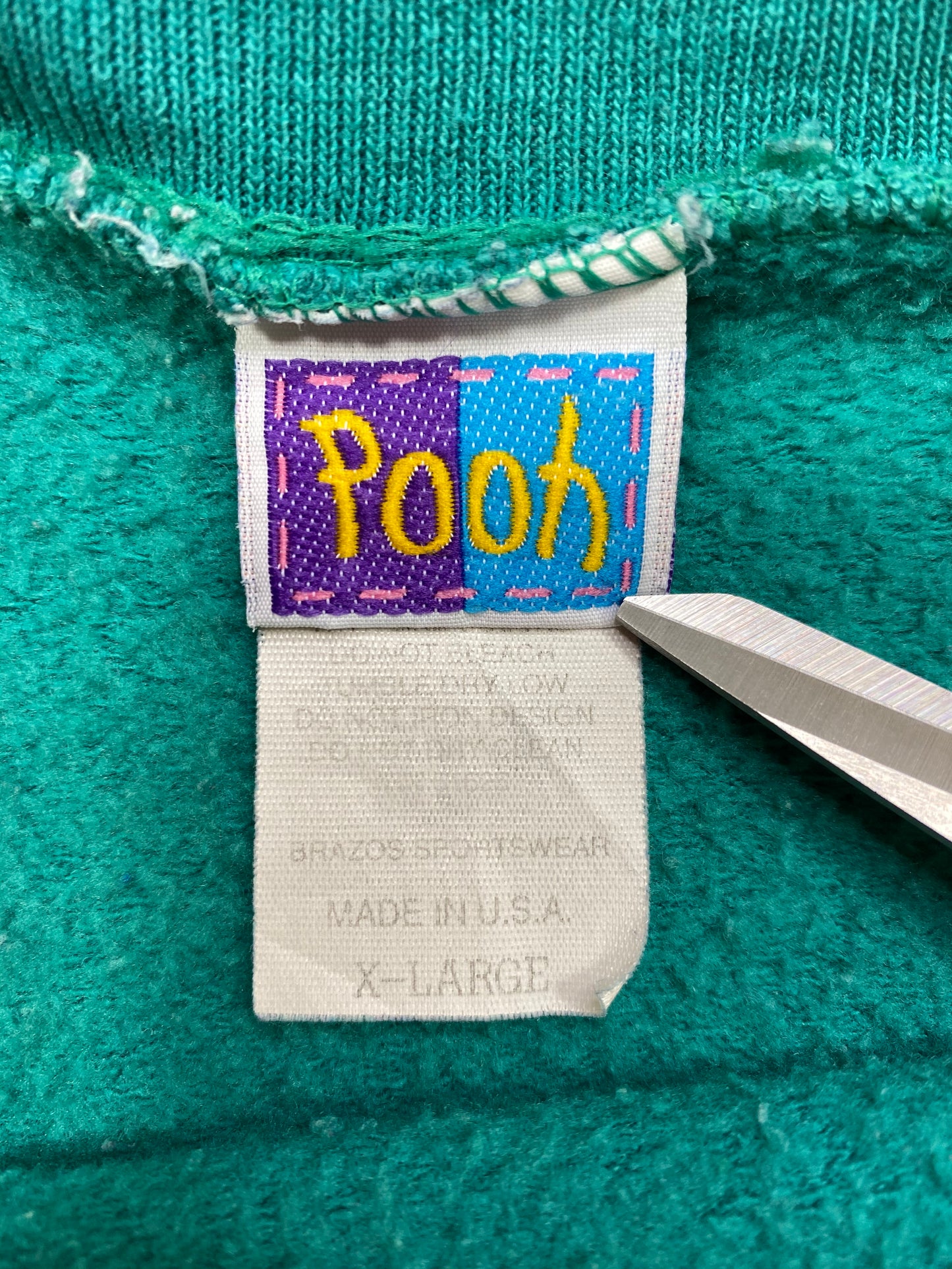 90’s Disney Pooh Tigger Made in USA Size XL Vintage Sweat-Shirt / 5280