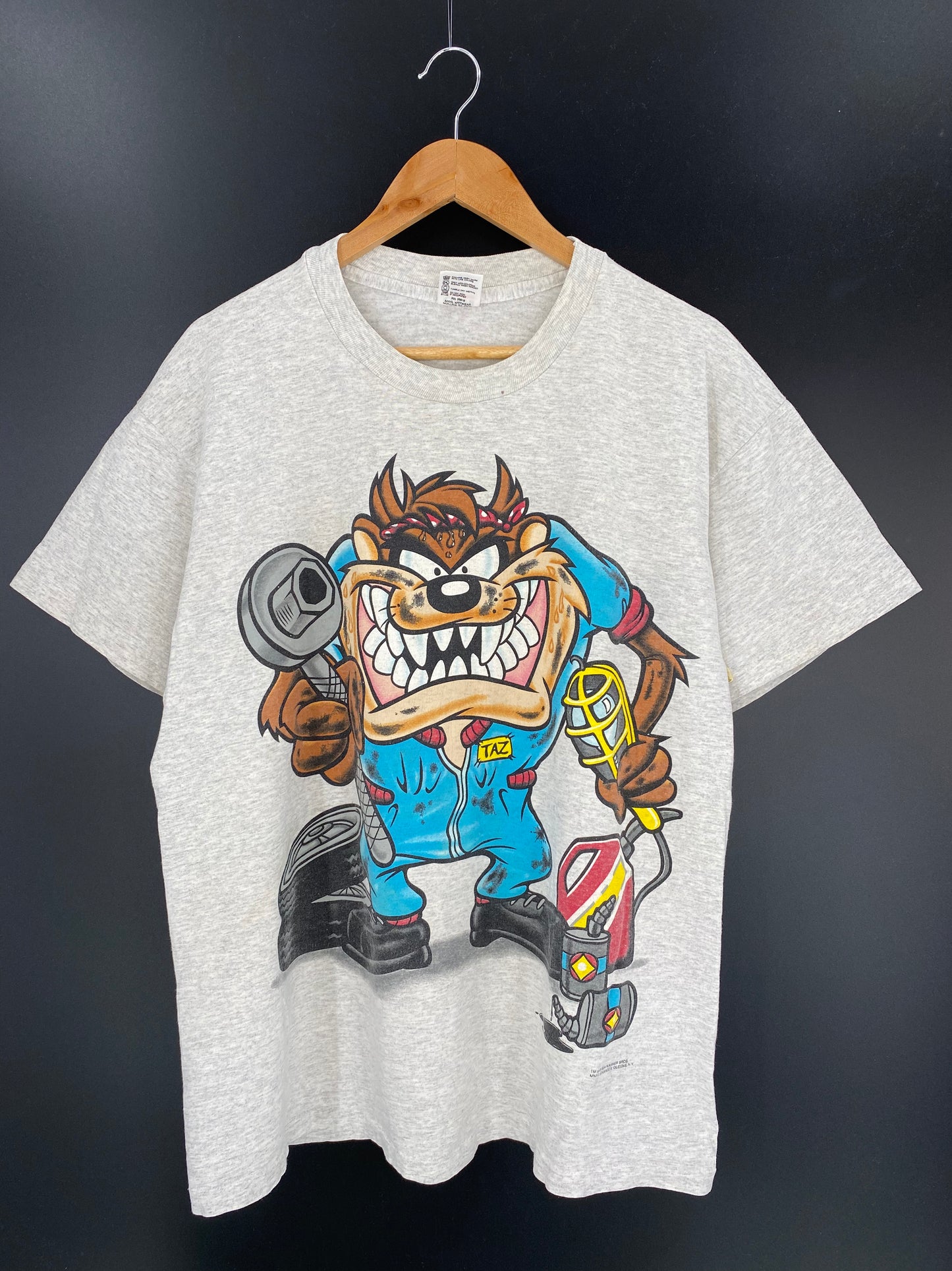 90’s WARNER BROS TAZ Made in USA Size XL Vintage T- shirt / 9544