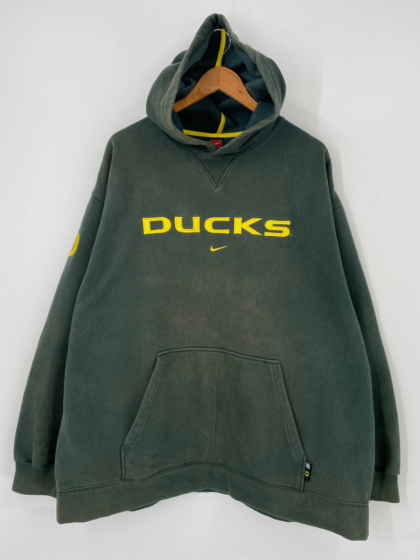 00' NIKE OREGON DUCKS Size XXL Vintage College Hoodie Sweat-Shirt / K4054