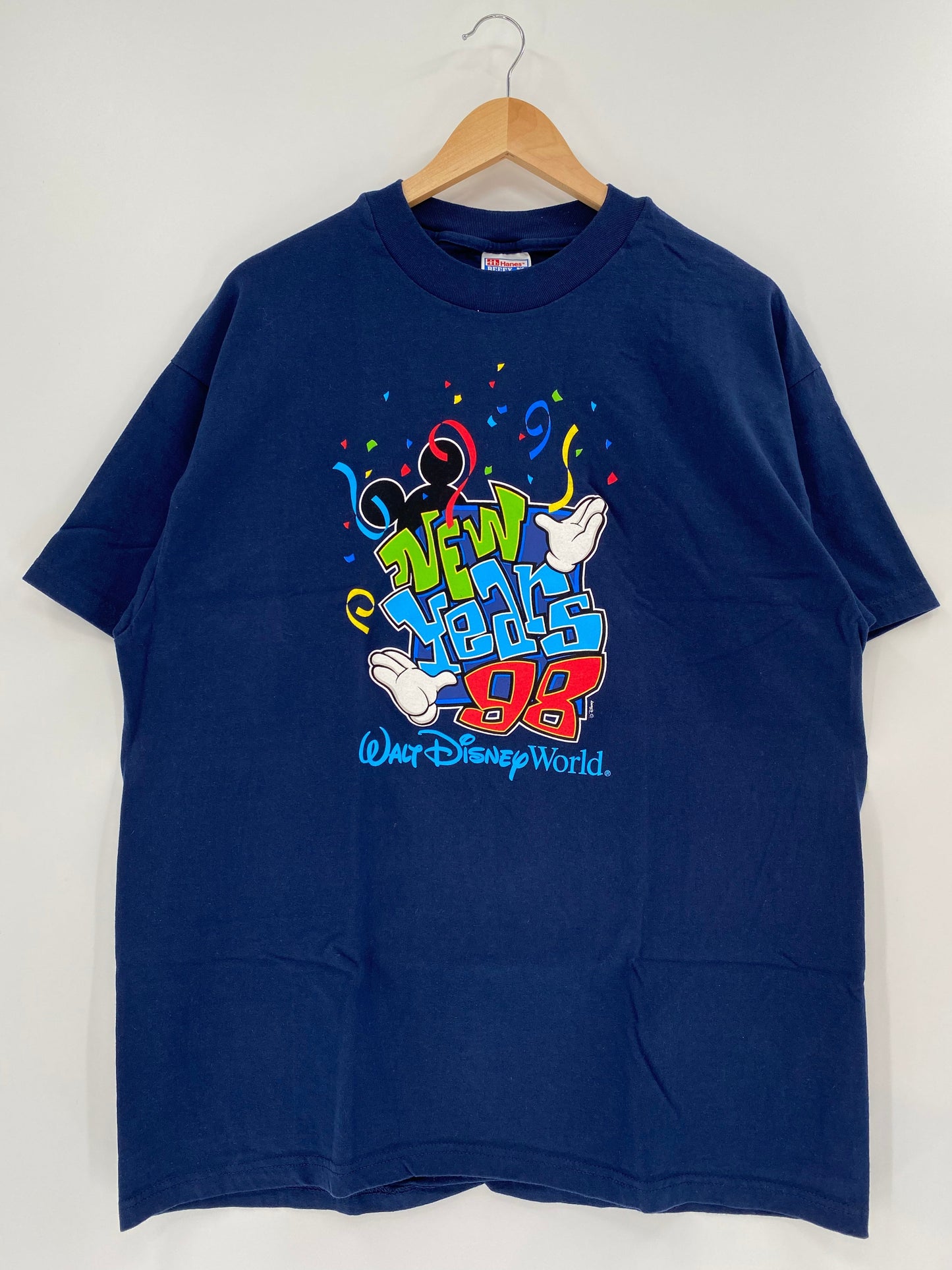 .1998 DISNEY NEW YEARS Size XL Vintage T-Shirt / E1969T