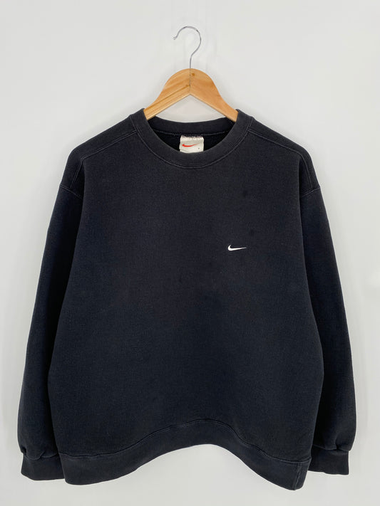 90’s NIKE Mini Swoosh Size L Vintage Sweat-Shirt / 6489