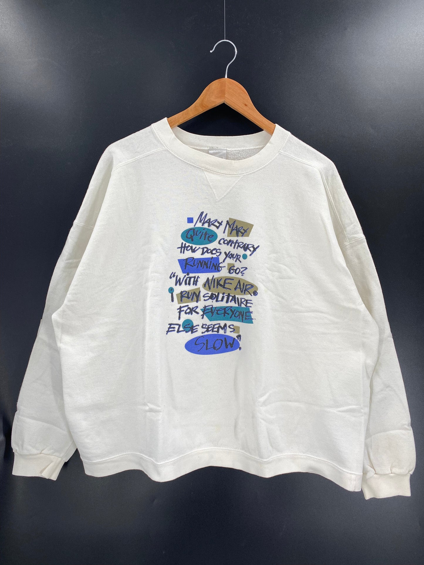 90’s NIKE Made in USA Size Kids.L Vintage Sweat-shirt / A6210