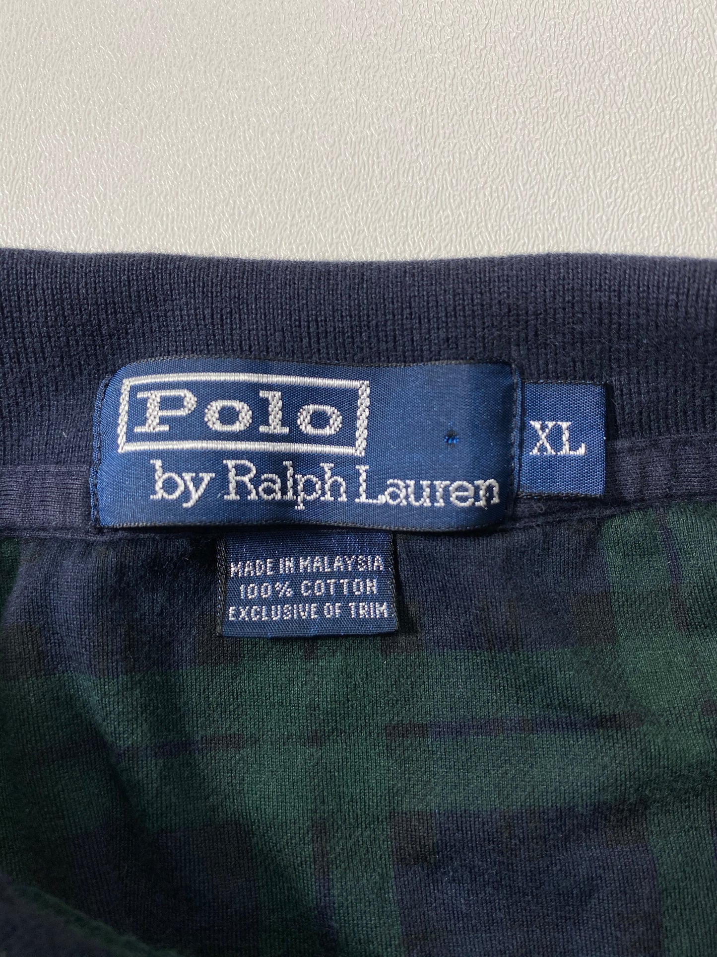 Vintage POLO BEAR Size XL Vintage Long Sleeve Polo Shirt / 6793