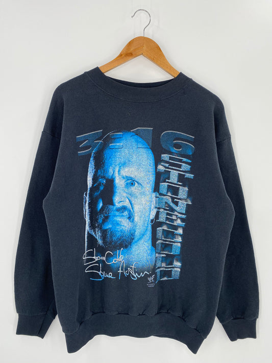 90’s STONE COLD Size XL Vintage WCW Sweat-shirt / 8323