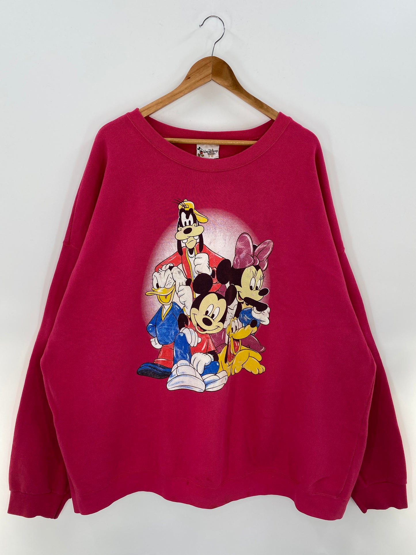 00’ DISNEY MICKEY Made in USA Size 5XL Vintage Sweat-shirt / K2710