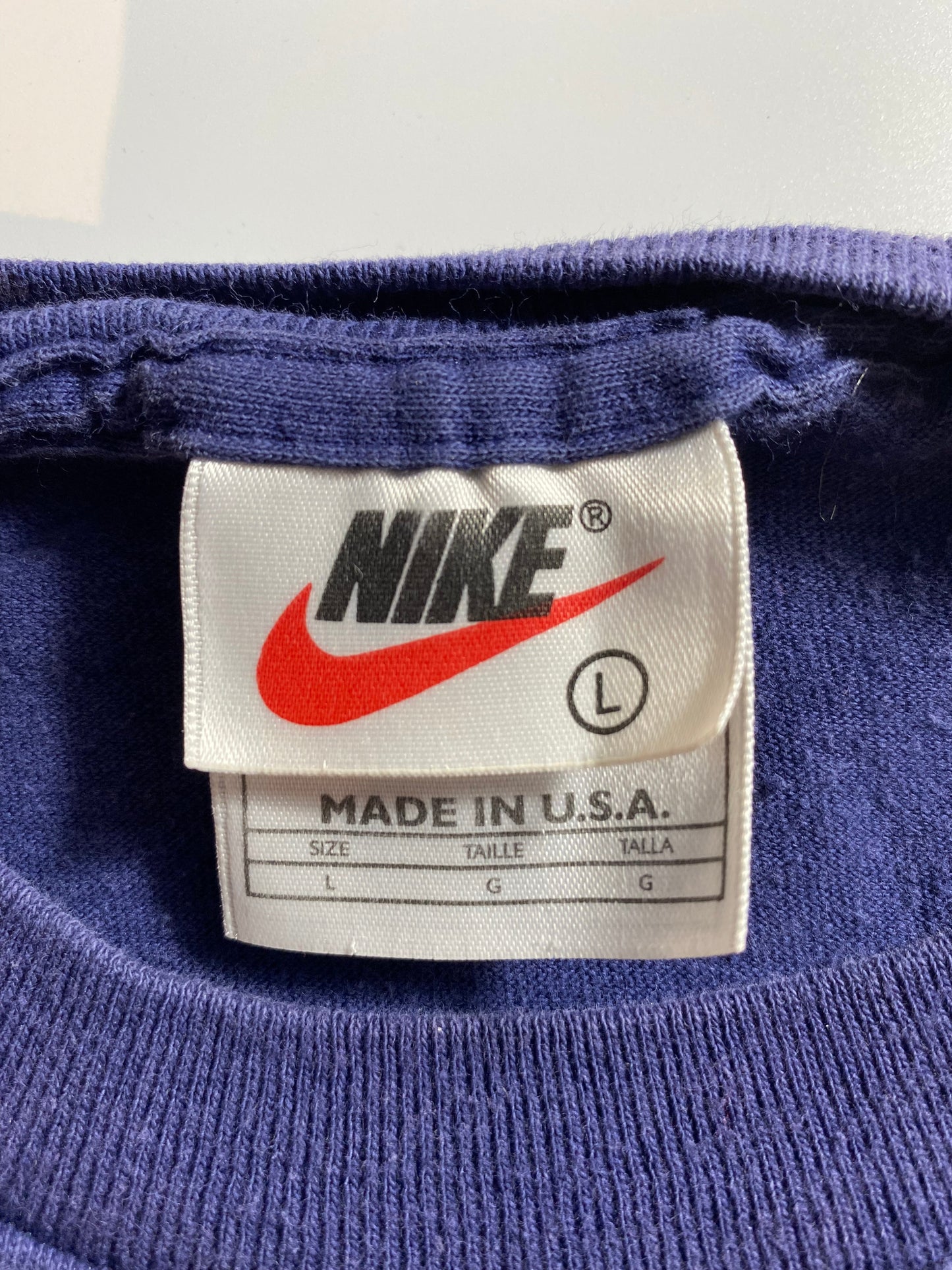 90’s NIKE Made in USA Size L Vintage T-Shirt / A1758