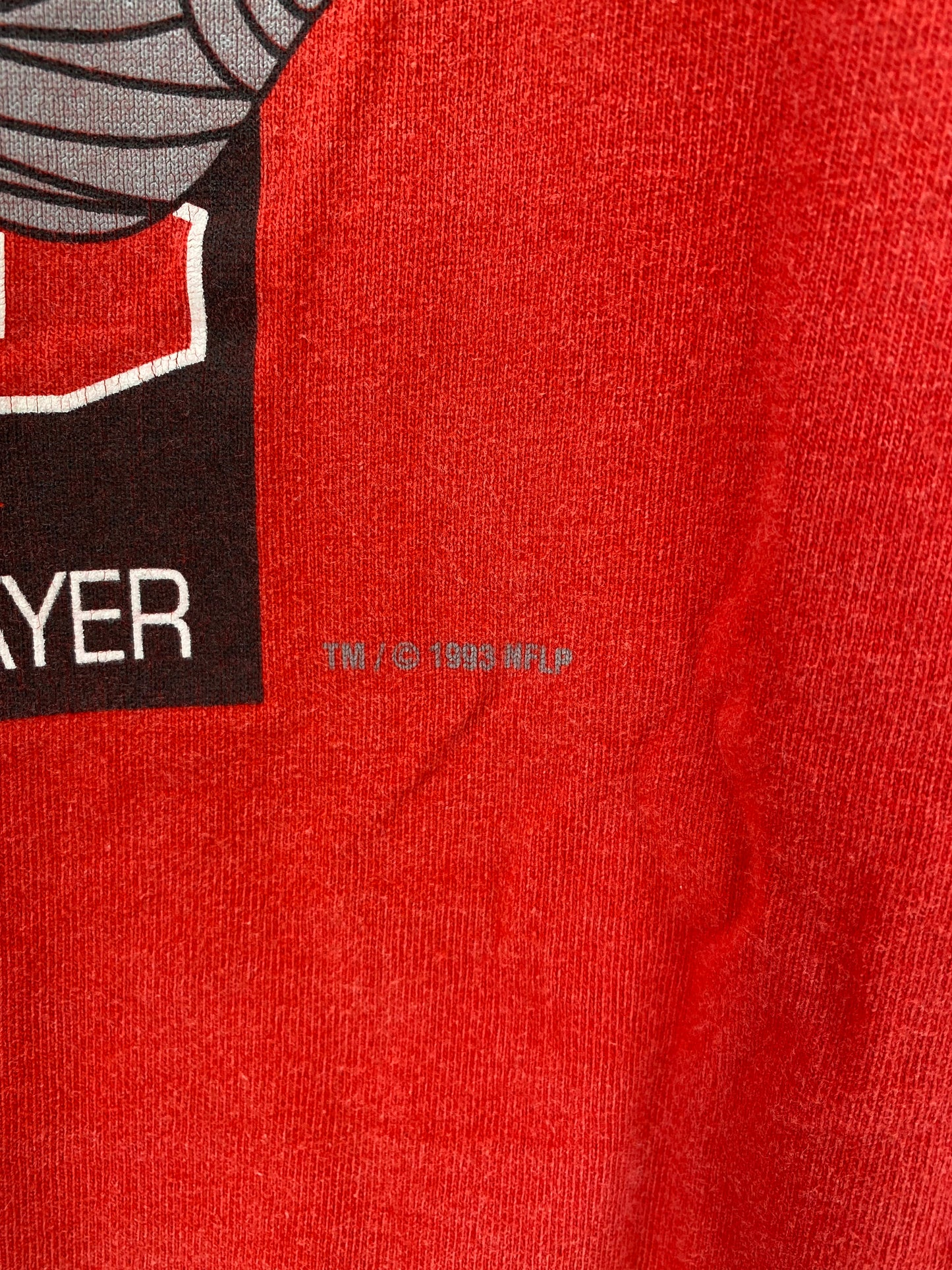 1993 LOONEY TUNES MARVIN THE MARTIAN Made in USA Size XL Vintage Hoodie Long Sleeve T-shirt / K4071