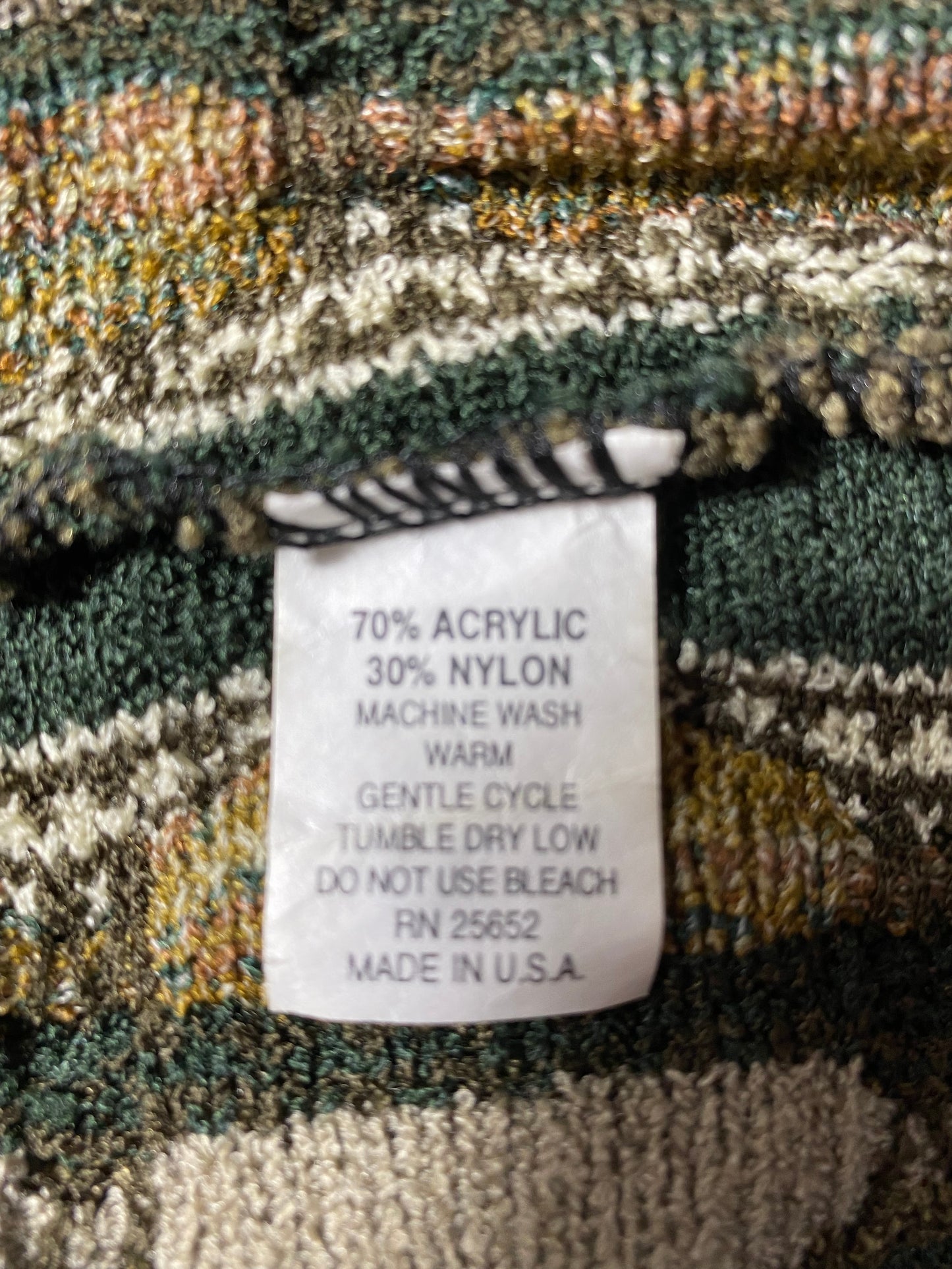 Vintage 3D COOGI- Style Made in USA Size XL Knit Sweater / K3480