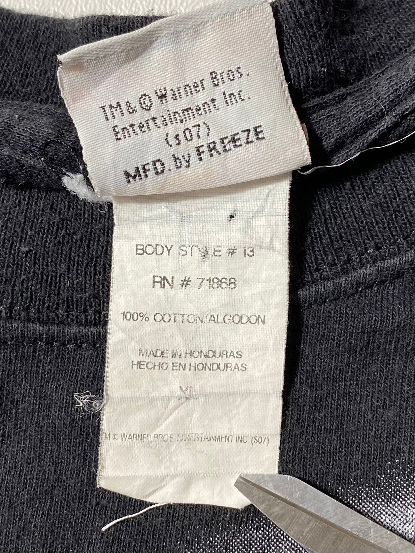 00' WARNER BROS. BUGS BUNNY Size XL Vintage T-shirt /  8238